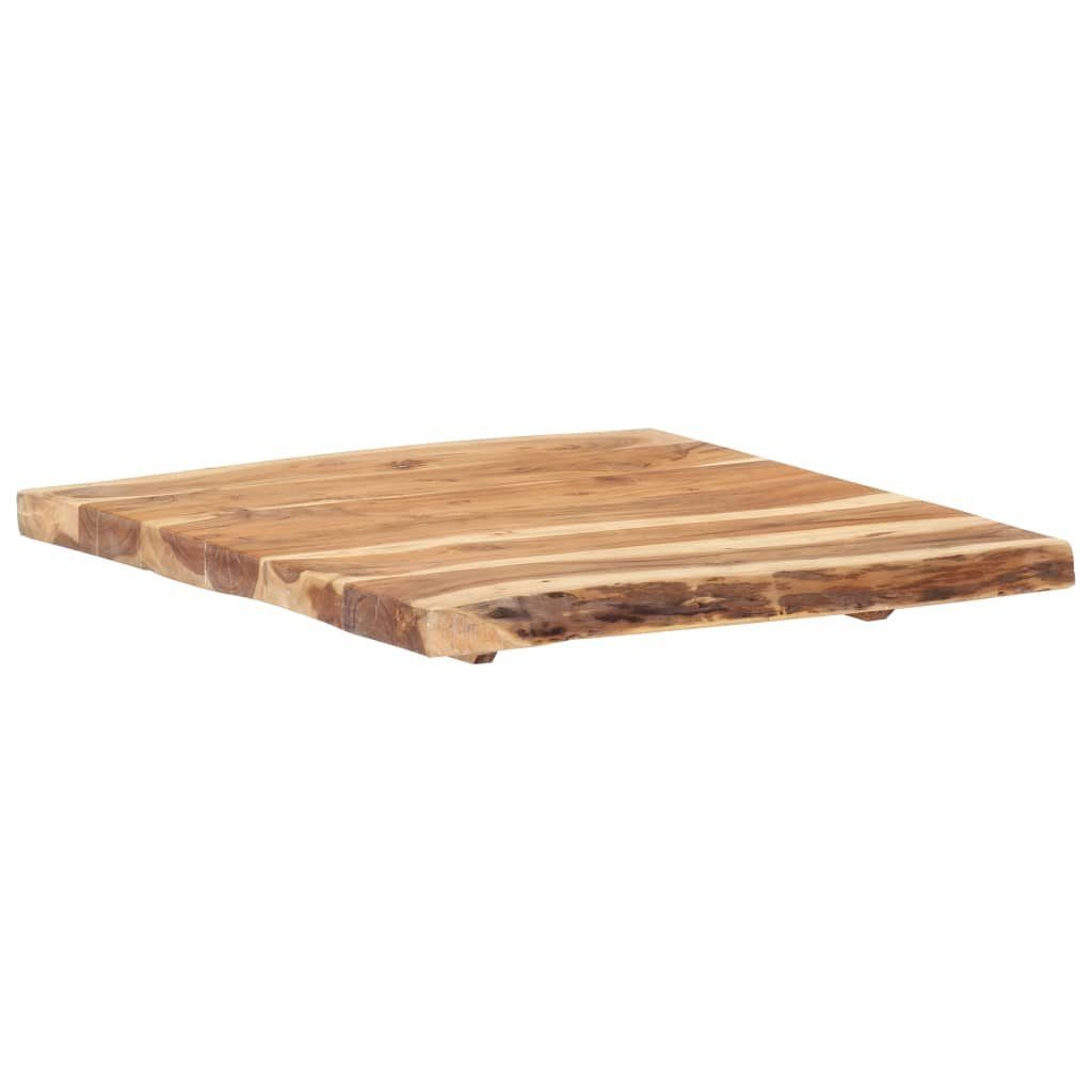 furnicato Tischplatte Massivholz Akazie 58x(50-60)x3,8 (1 cm St)