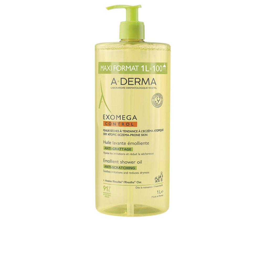 A-derma Duschpflege EXOMEGA CONTROL Weichmachendes Duschöl 1000 ml
