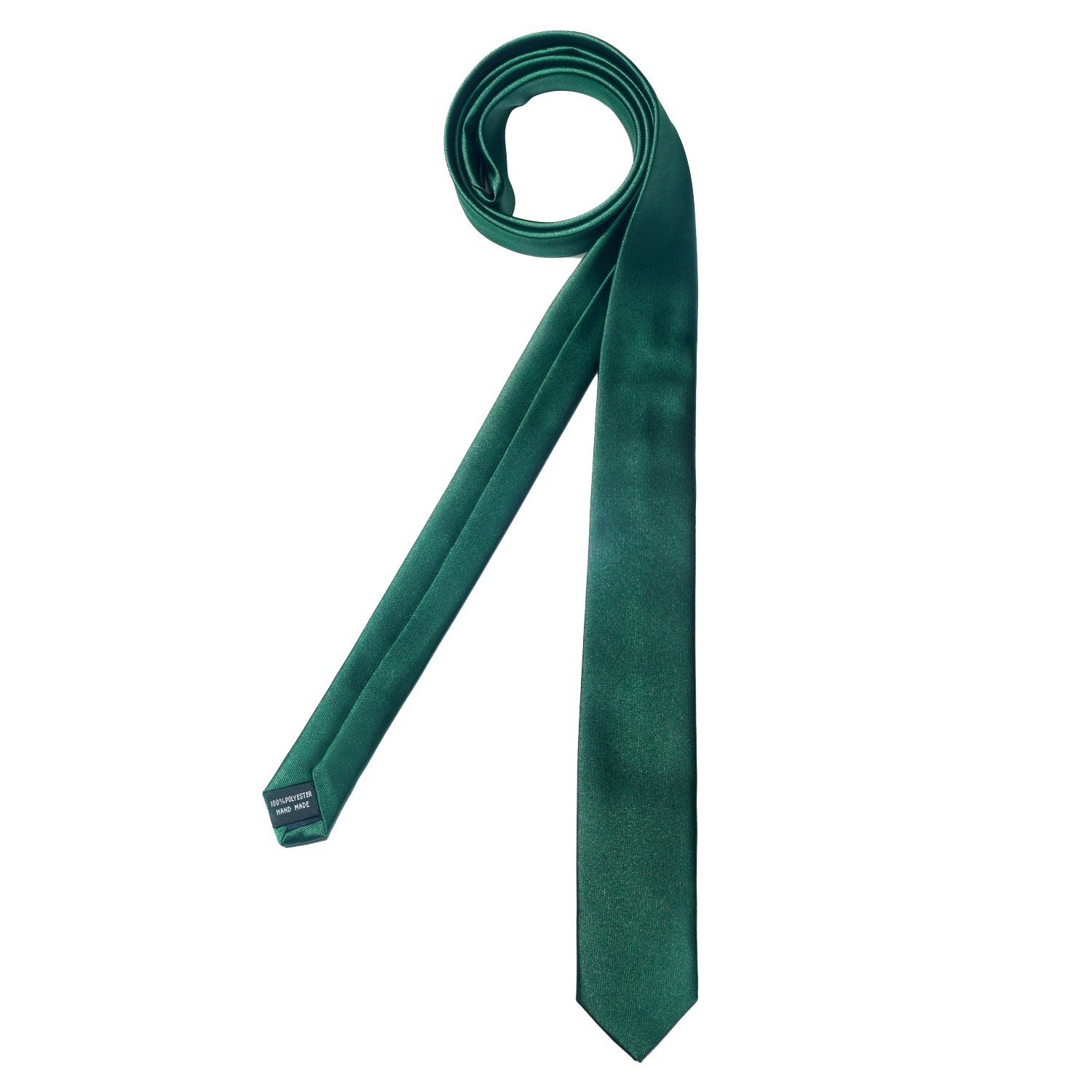 DonDon Krawatte schmale Krawatte 5 cm unifarben (Packung, 1-St., 1x Krawatte) matt, glänzend, gestreift, Seidenlook – Bild 3 von 5