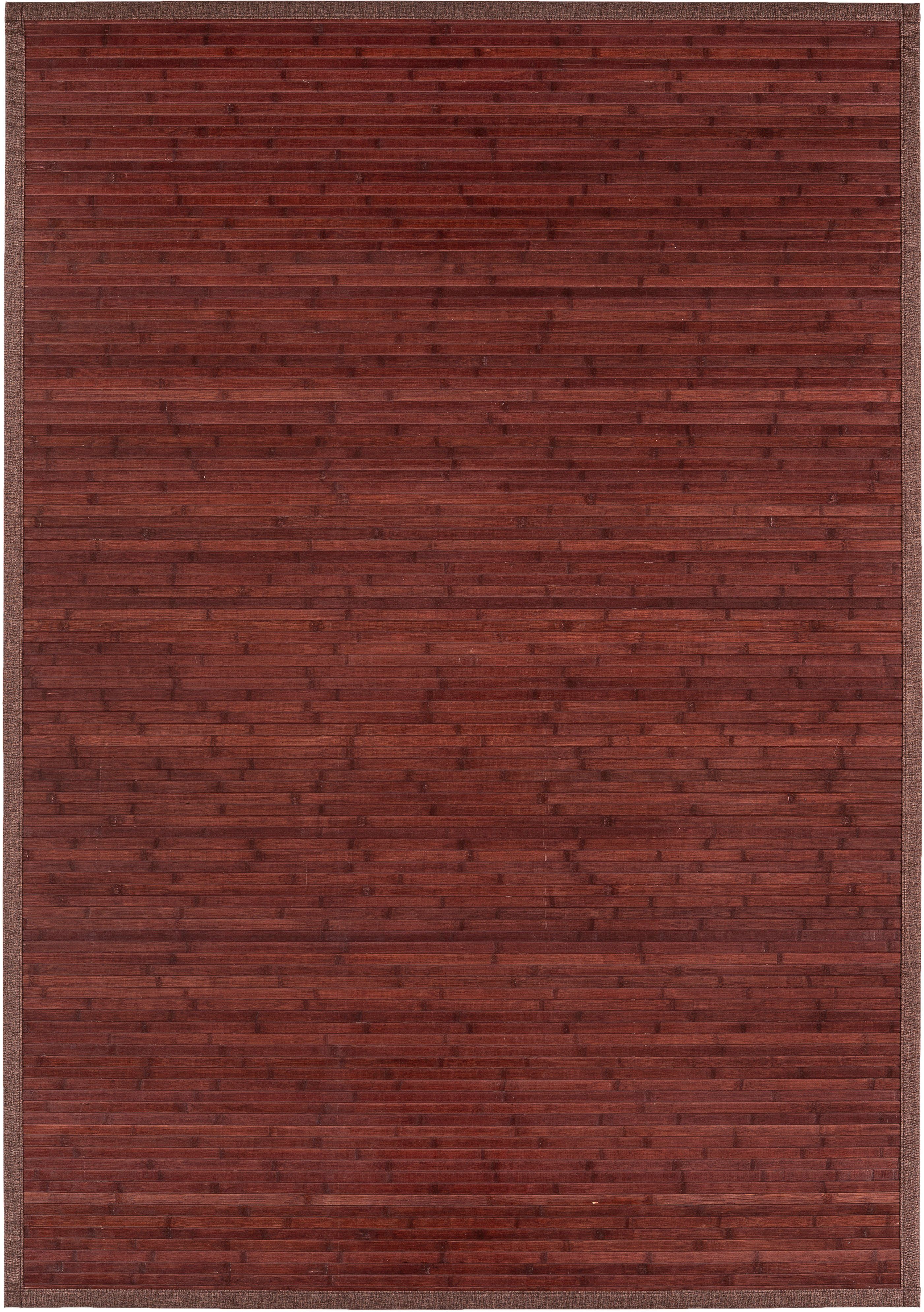 Teppich Bambus, Andiamo, rechteckig, Höhe: 17 mm, Wendeteppich, Material:  100% Bambus, In- und Outdoor geeignet | Kurzflor-Teppiche