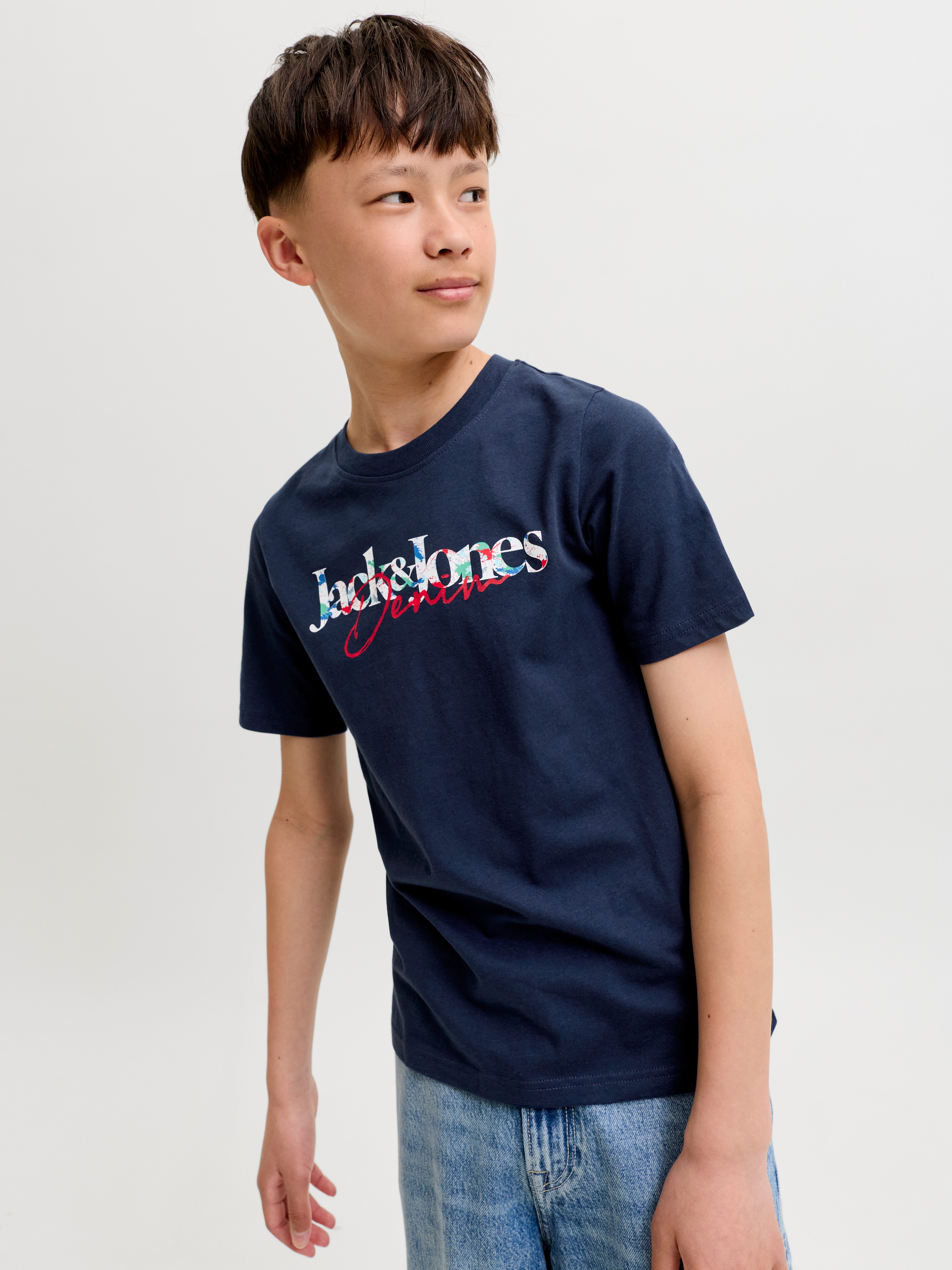 Jack & Jones Junior Rundhalsshirt JJTOM TEE SS CREW NECK SN JNR Baumwolle, regular fit – Bild 2 von 5