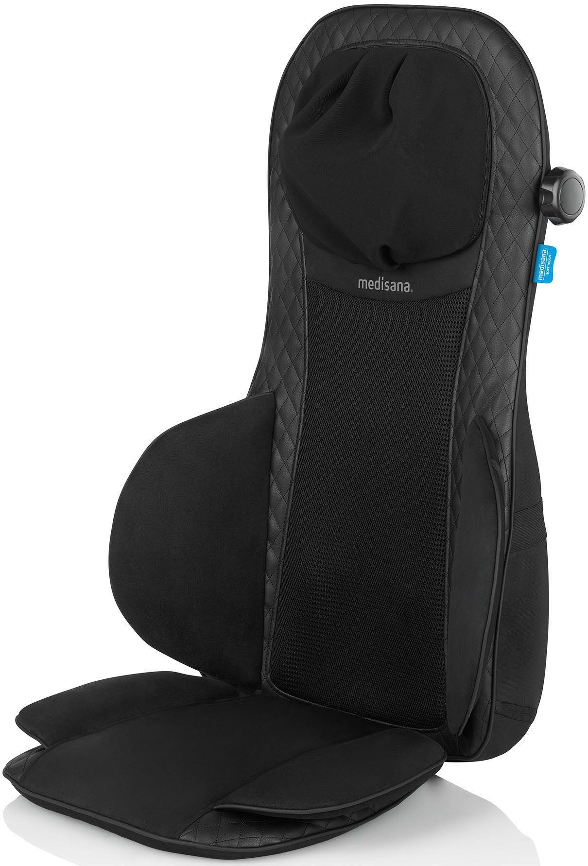 medisana Massagesitzauflage MCG 820, Shiatsu-Massagesitzauflage mit Gel-Massageköpfen und Akupressurmassage