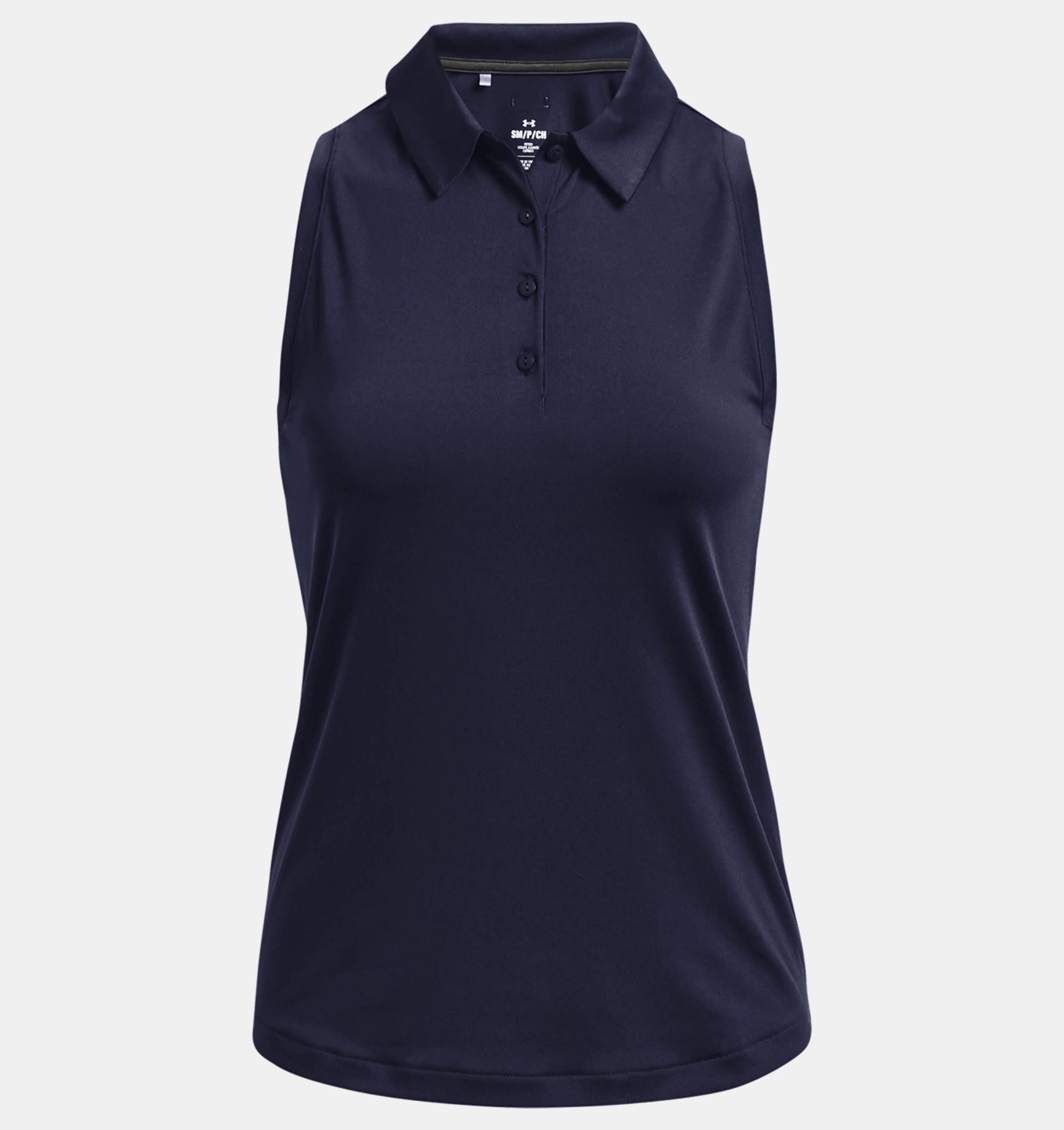 Under Armour® Poloshirt Under Armour Polo Playoff Sleeveless Navy Damen EU S