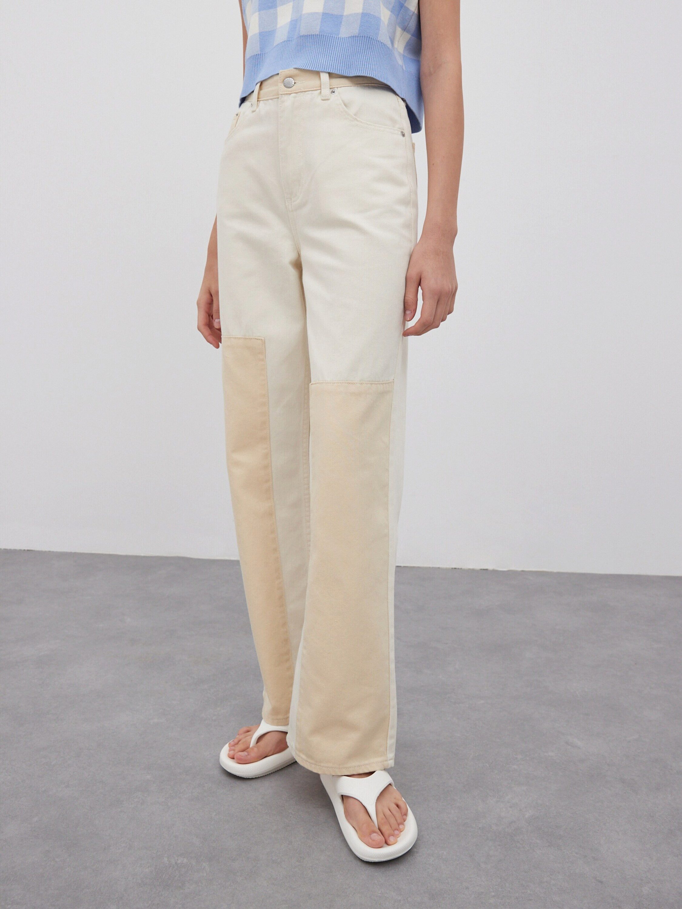 EDITED Weite Jeans Avery (1-tlg) Patches