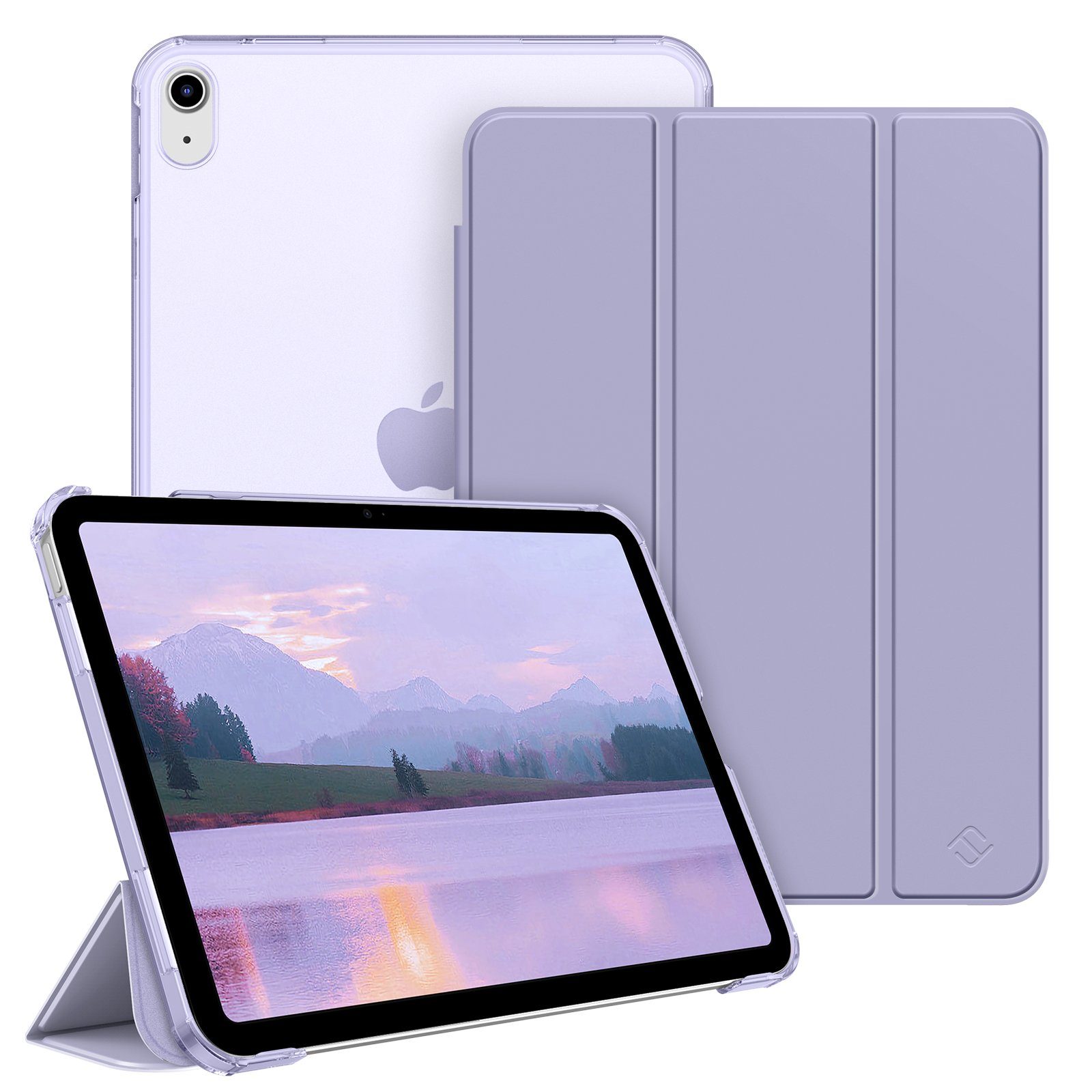Fintie Tablet-Hülle für iPad 11. Generation 2025 (A16) 11 Zoll, iPad 10. Generation 2022 10.9 Zoll, Ultradünn Case mit transparenter Rückseite Abdeckung, Auto Schlaf/Wach