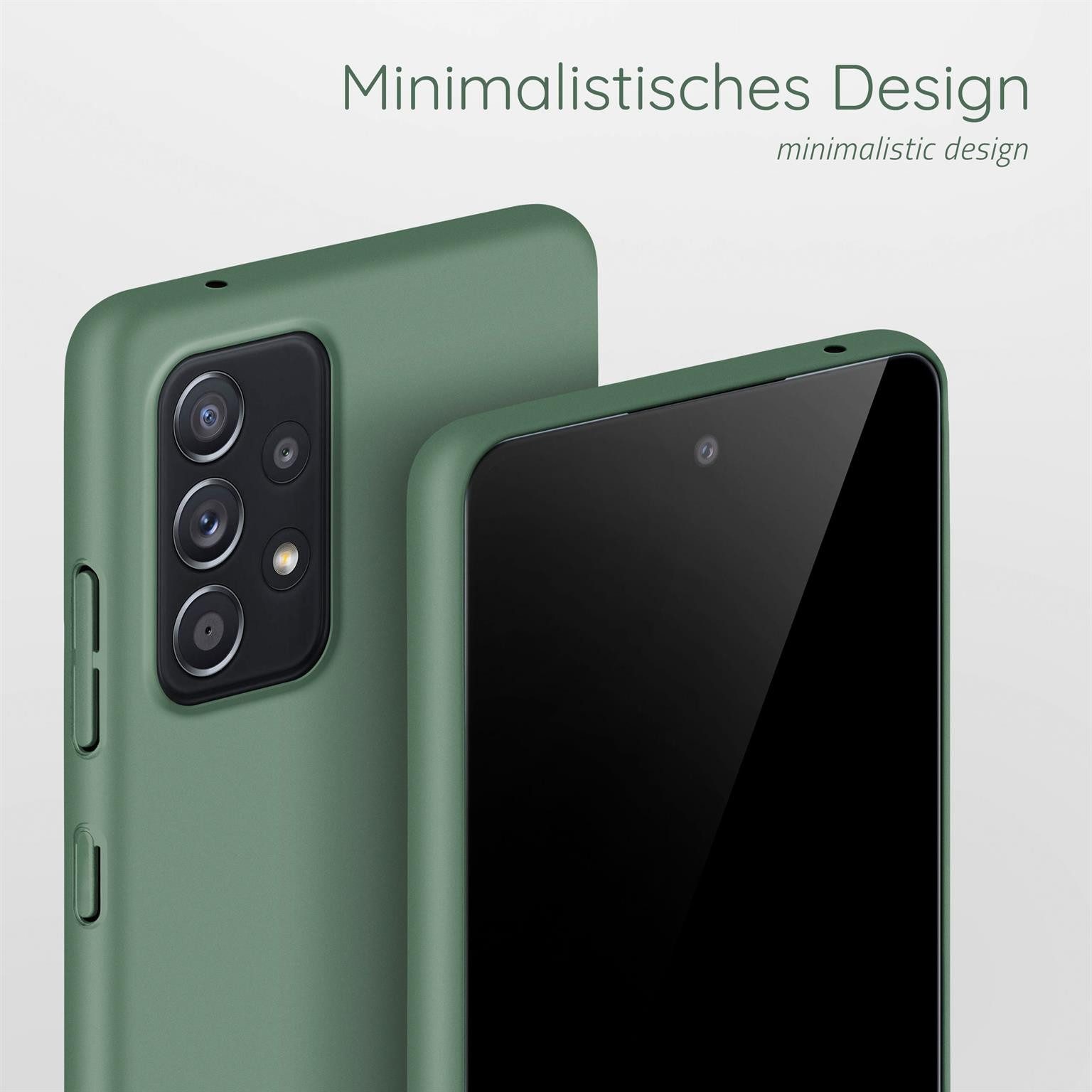 moex Handyhülle moex® Alpha Case für Samsung Galaxy A52s 5G, Hülle ultra dünn, Hardcase Back Cover, Schutzhülle Minimalistisch