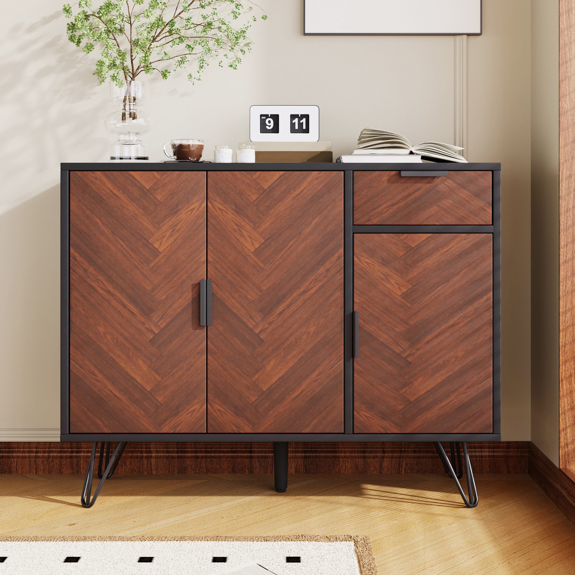SOFTWEARY Sideboard Breite 90 cm günstig online kaufen