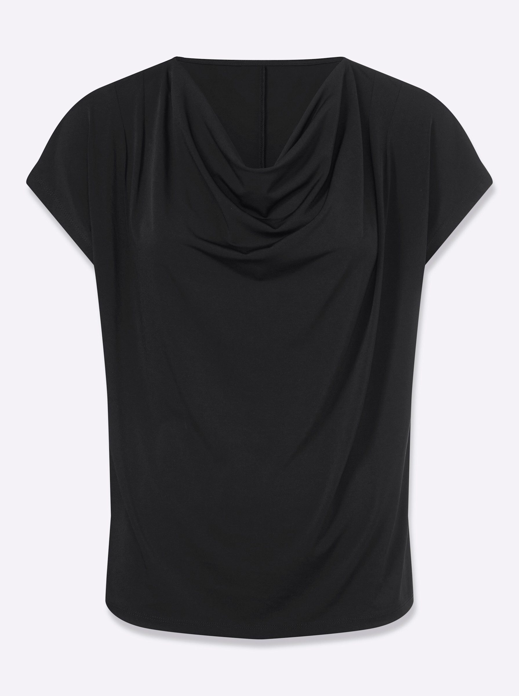 T-Shirt Wasserfallshirt Kurzarm