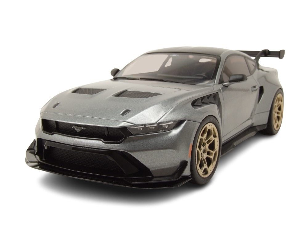 MCG Modellauto Ford Mustang GTD 2025 dunkelgrau, Maßstab 1:18