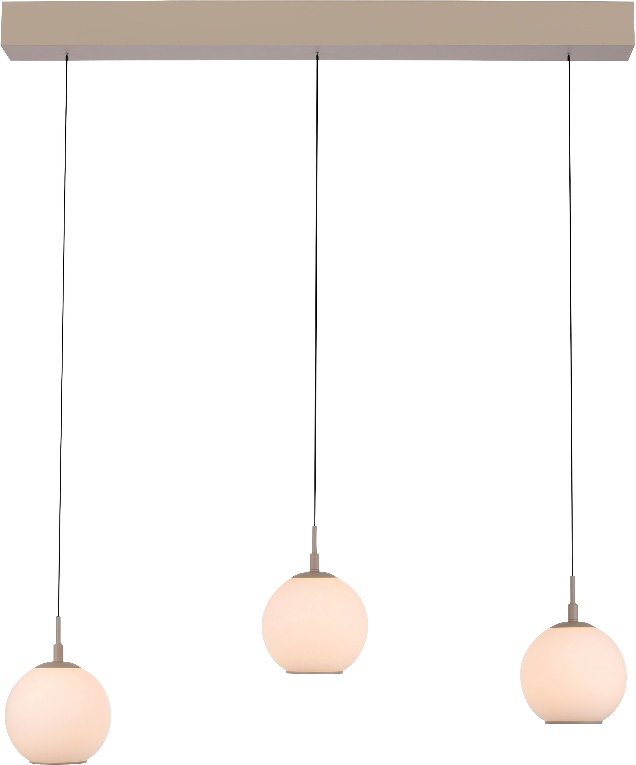 Paul Neuhaus LED Pendelleuchte SANDORA, Dimmfunktion, LED fest integriert, warmweiß - kaltweiß, Comfort Lift, CCT(2200-5000K), 3-Stufen-Dimmung über Wandschalter