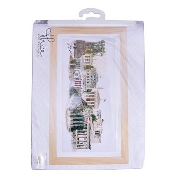 Thea Gouverneur Kreativset Thea Gouverneur Kreuzstich Stickpackung "Athen Aida", Zählmuster, 79x5, (embroidery kit by Marussia)