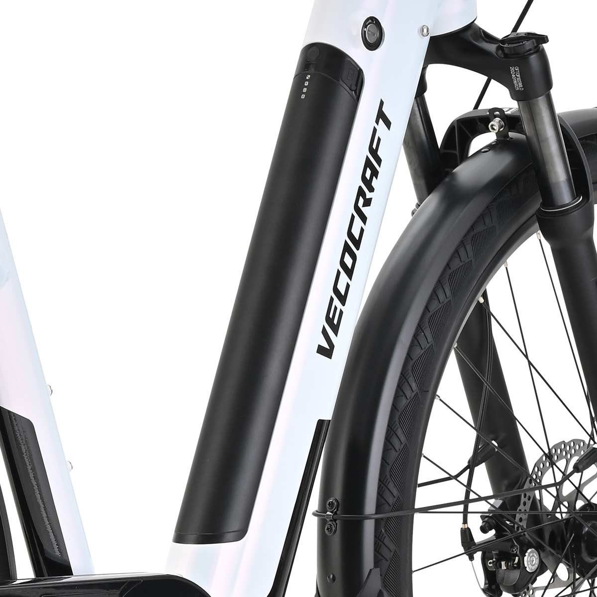 VECOCRAFT E-Bike Cityrad EOS ebike damen 28 zoll 25 km/h, 8 Gang Shimano, Heckmotor, 468 Wh – Bild 3 von 5