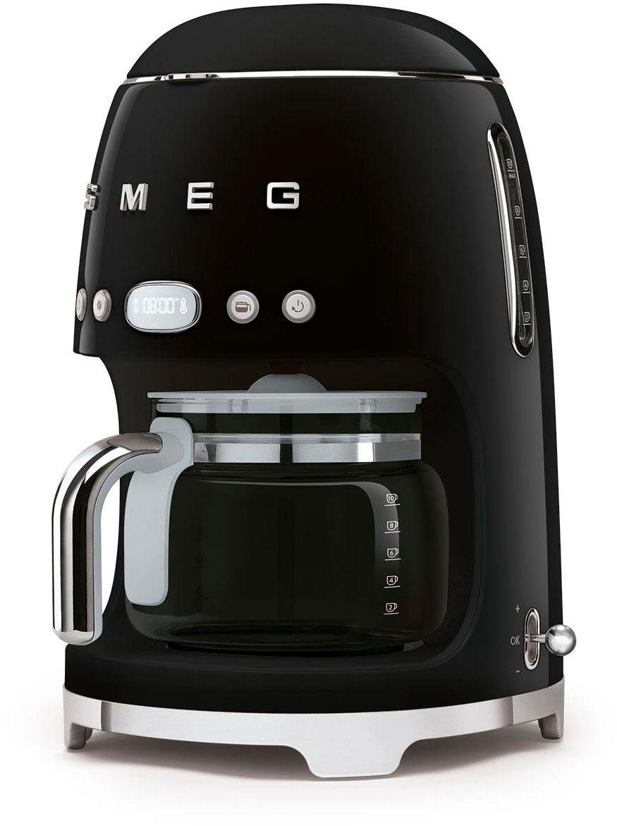 Smeg Filterkaffeemaschine DCF02BLEU, 1,4l Kaffeekanne, Permanentfilter 1x4