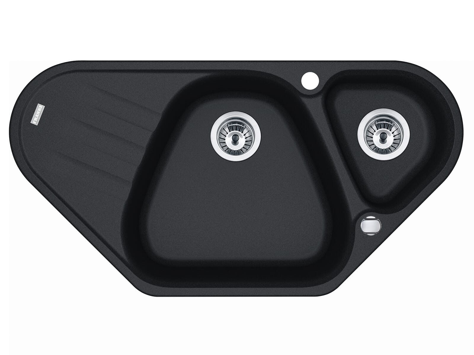 FRANKE Granitspüle, eckspüle, 96/50 cm, (1 St), aus Sanitized®