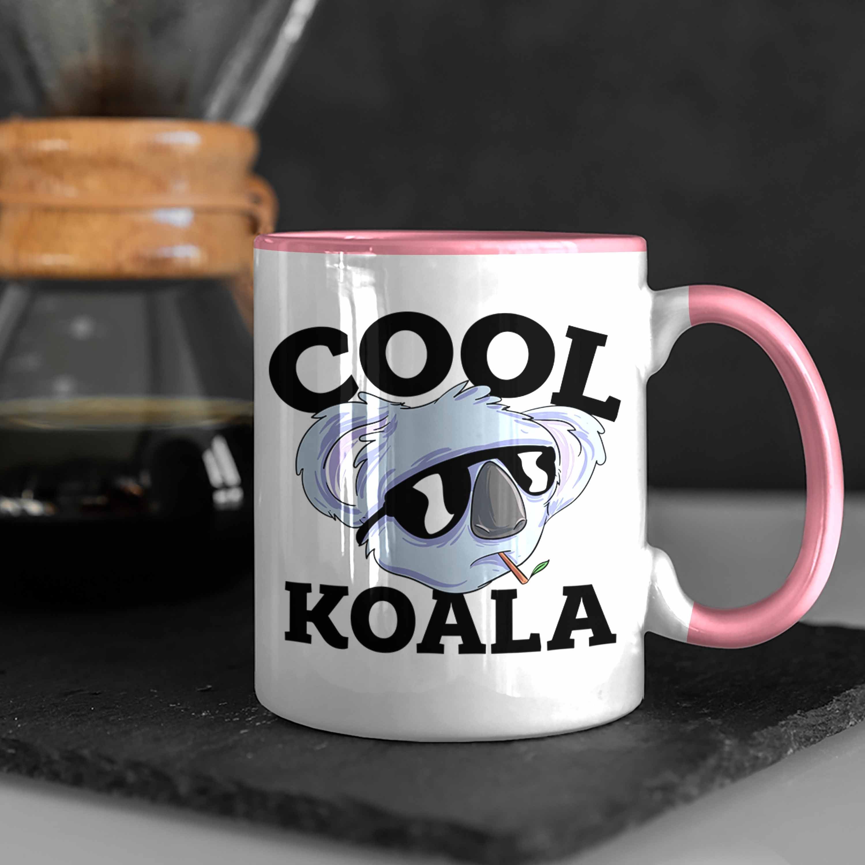 Koala-Liebhaber Rosa Trendation für Koala Geschenkidee Tasse Tasse Tasse Koala-Aufdruck