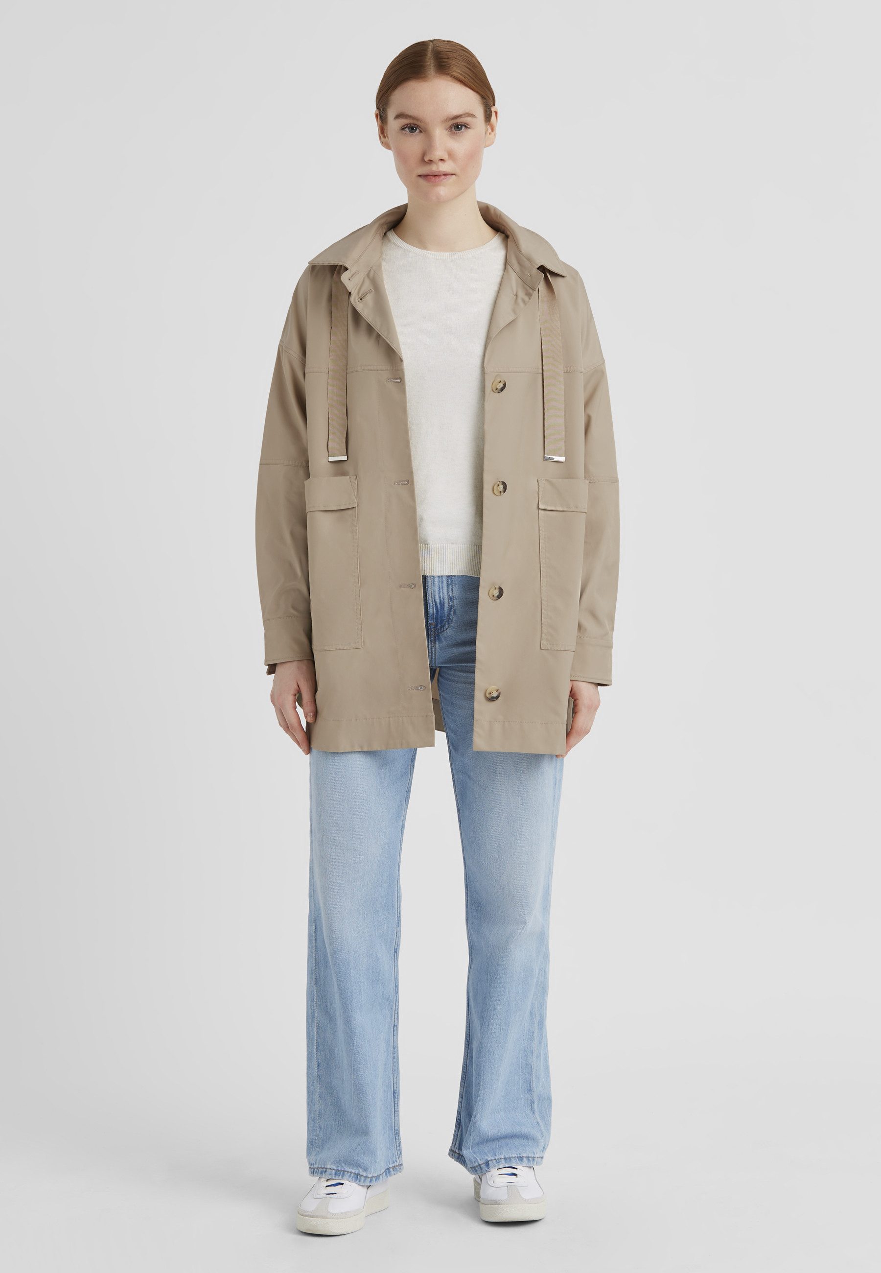 Milestone Hemdjacke MSKerri Damen Overshirt Übergangsjacke sportlich