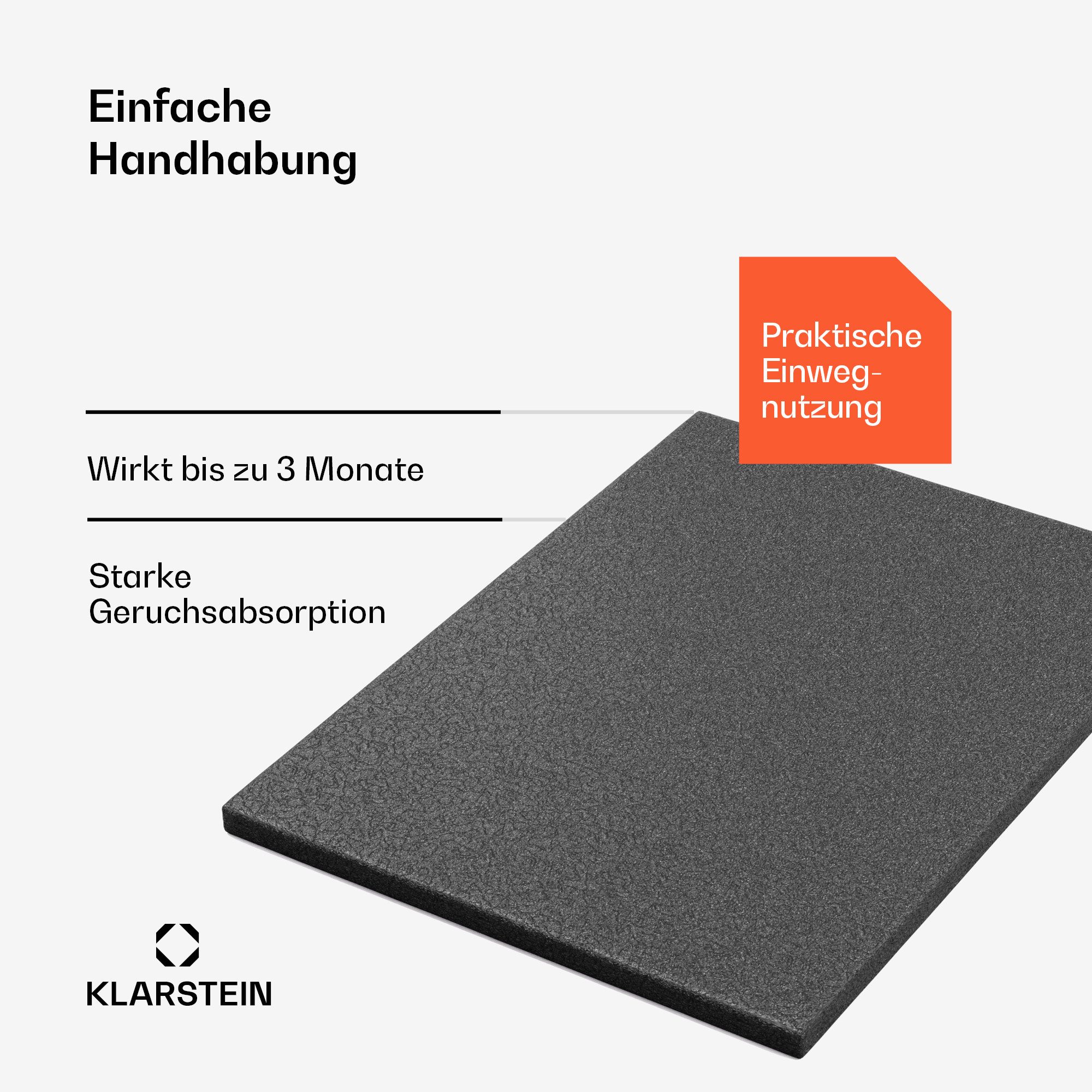 Klarstein Geruchsfilter Mülleimer Geruchsfilter, Zubehör für Klarstein Yuma Mülltonne 40 L (Artikelnummer 10045420)