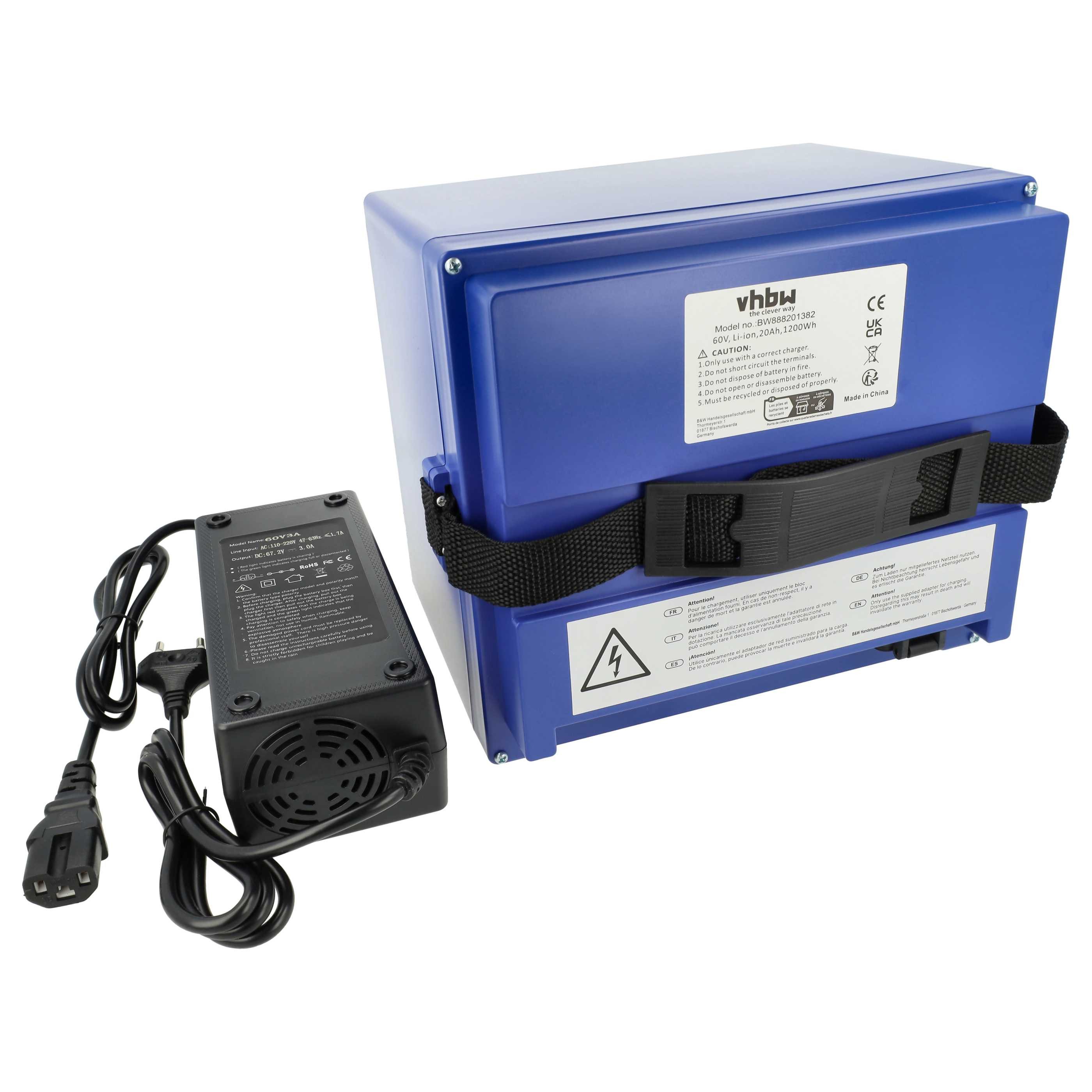 für Elektrorollstuhl (20 Ah, 60 V, Li-Ion) Elektromobil-Akku