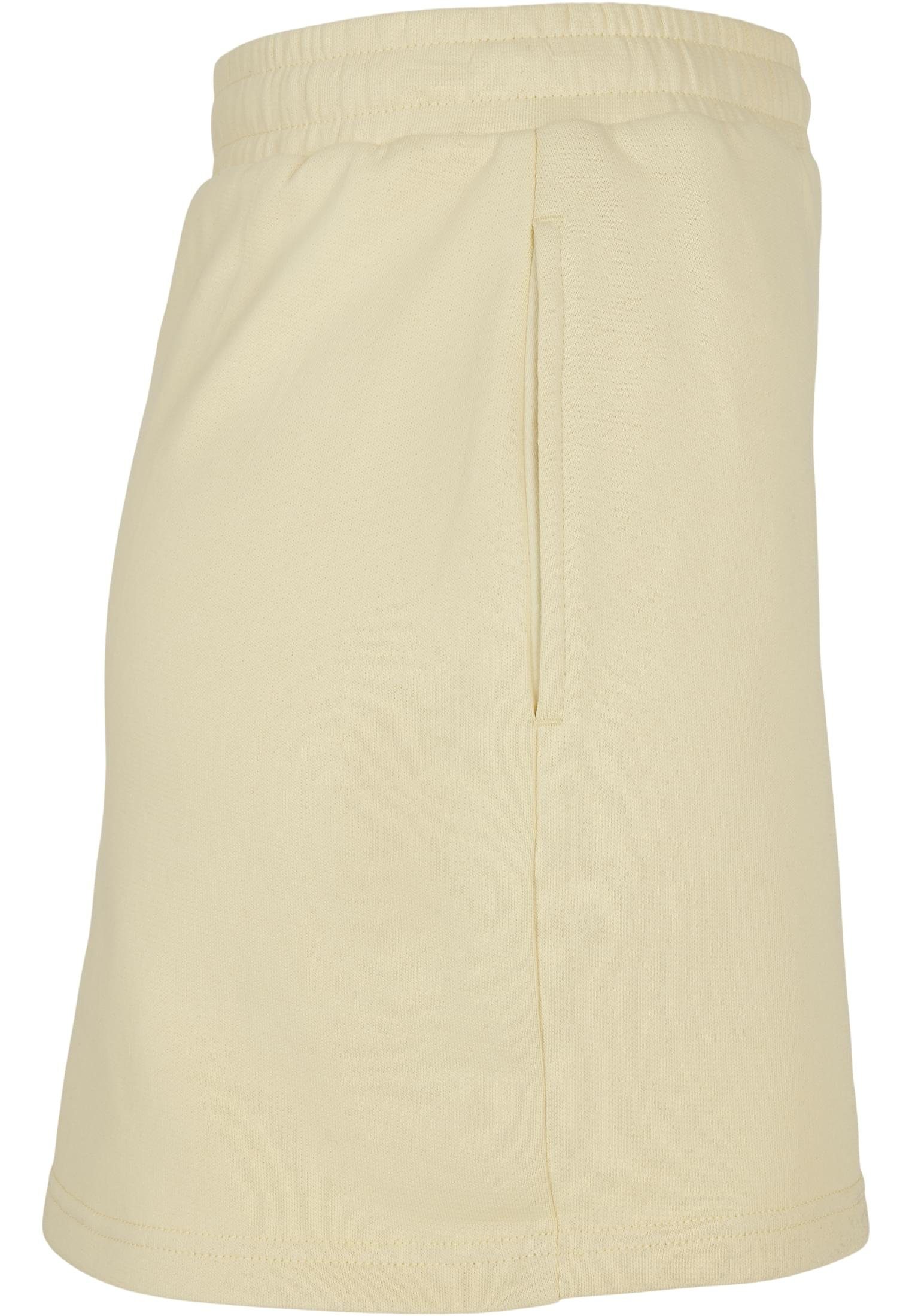 URBAN CLASSICS Jerseyrock Damen Mini Organic Terry Ladies (1-tlg) Skirt softyellow