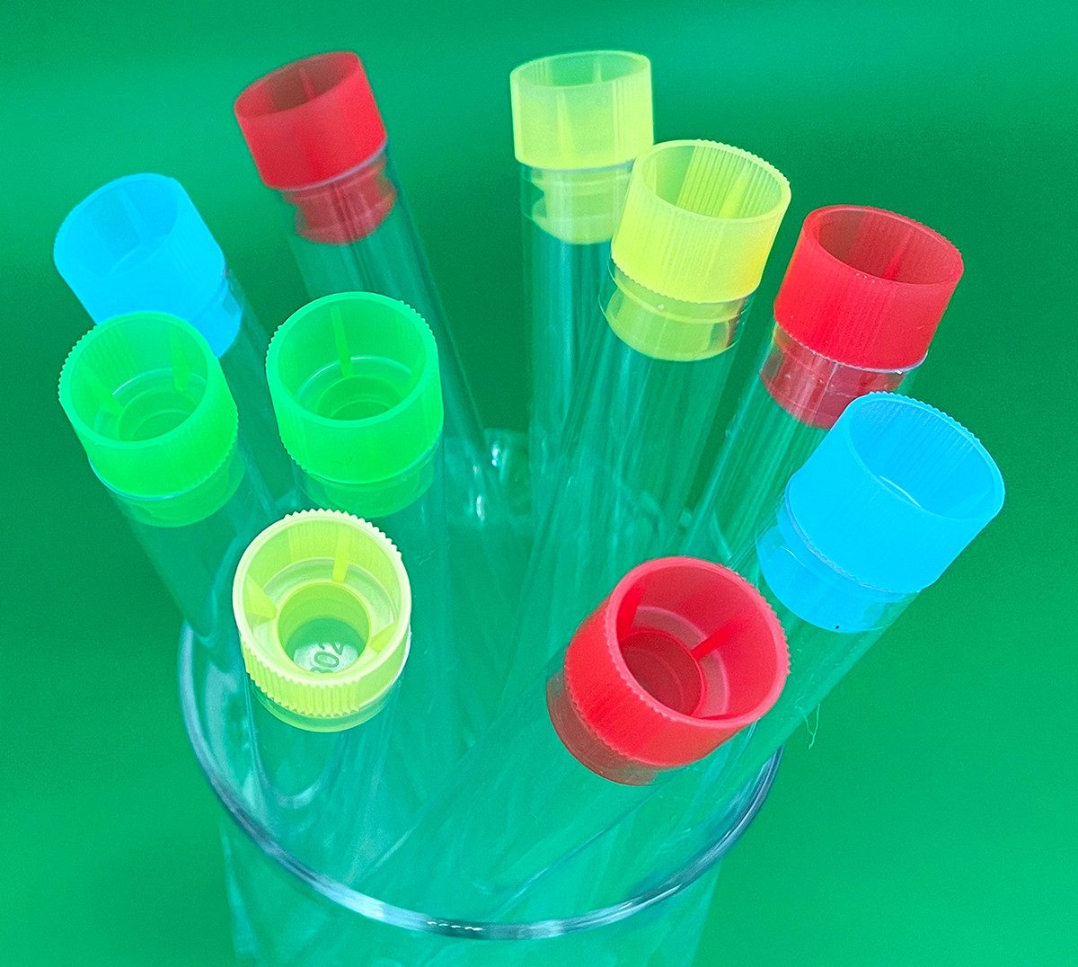 myExperimentSet Experimentierkasten Reagenzgläser aus Kunststoff mit Stopfe günstig online kaufen