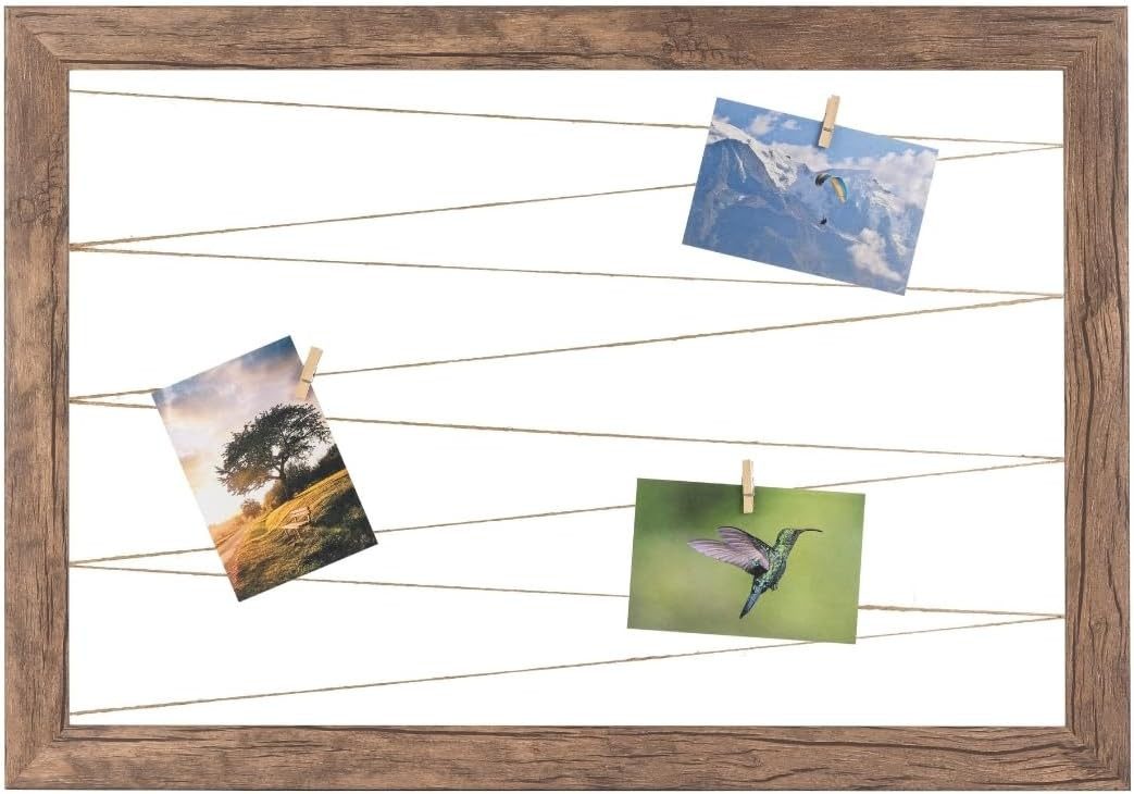 Clamaro Bilderrahmen, Eiche Dunkelbraun CLAMARO 53G Neo Collage nach Maß mo günstig online kaufen