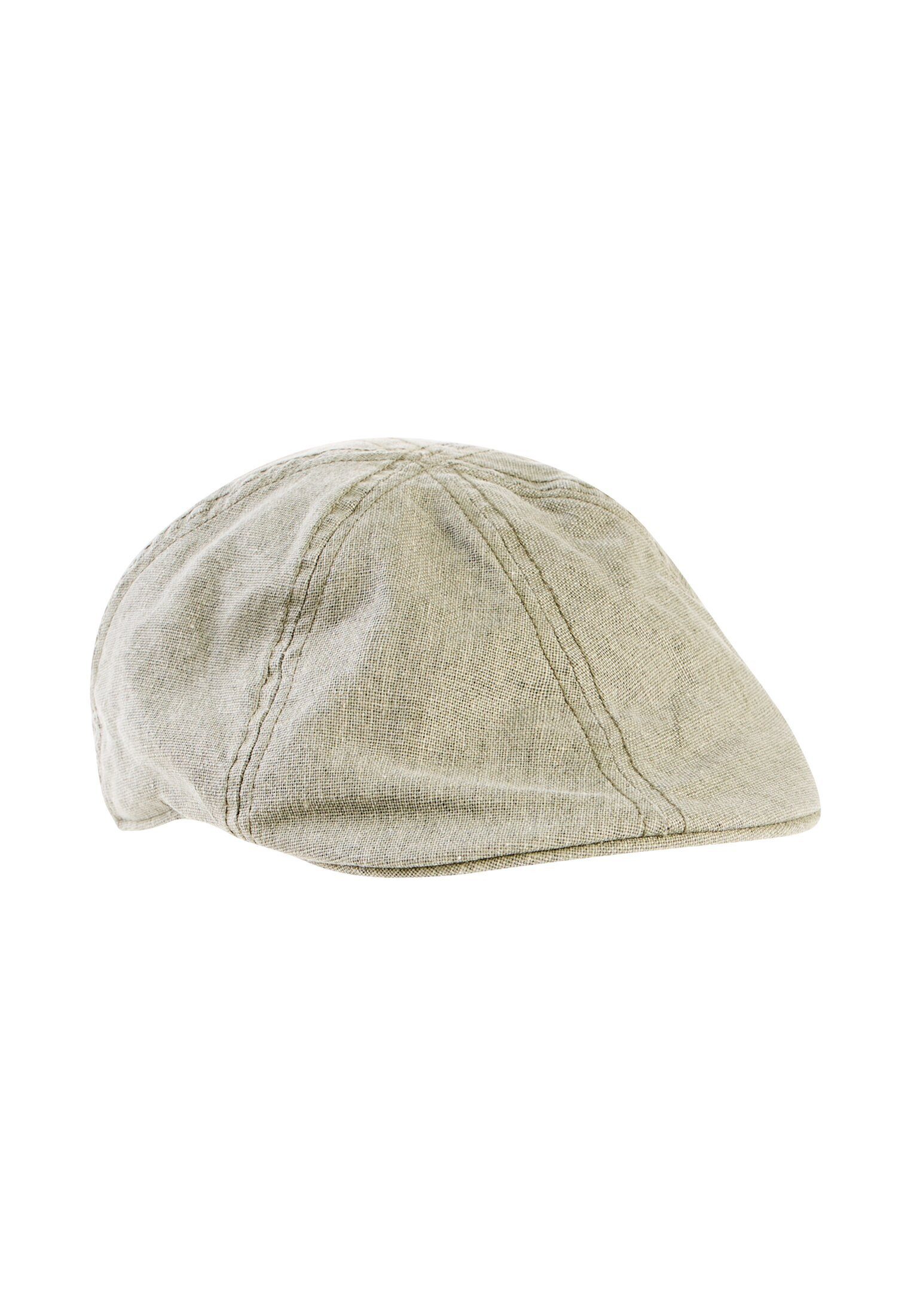 camel active Baseball Cap Flat Cap aus Leinen-Mix