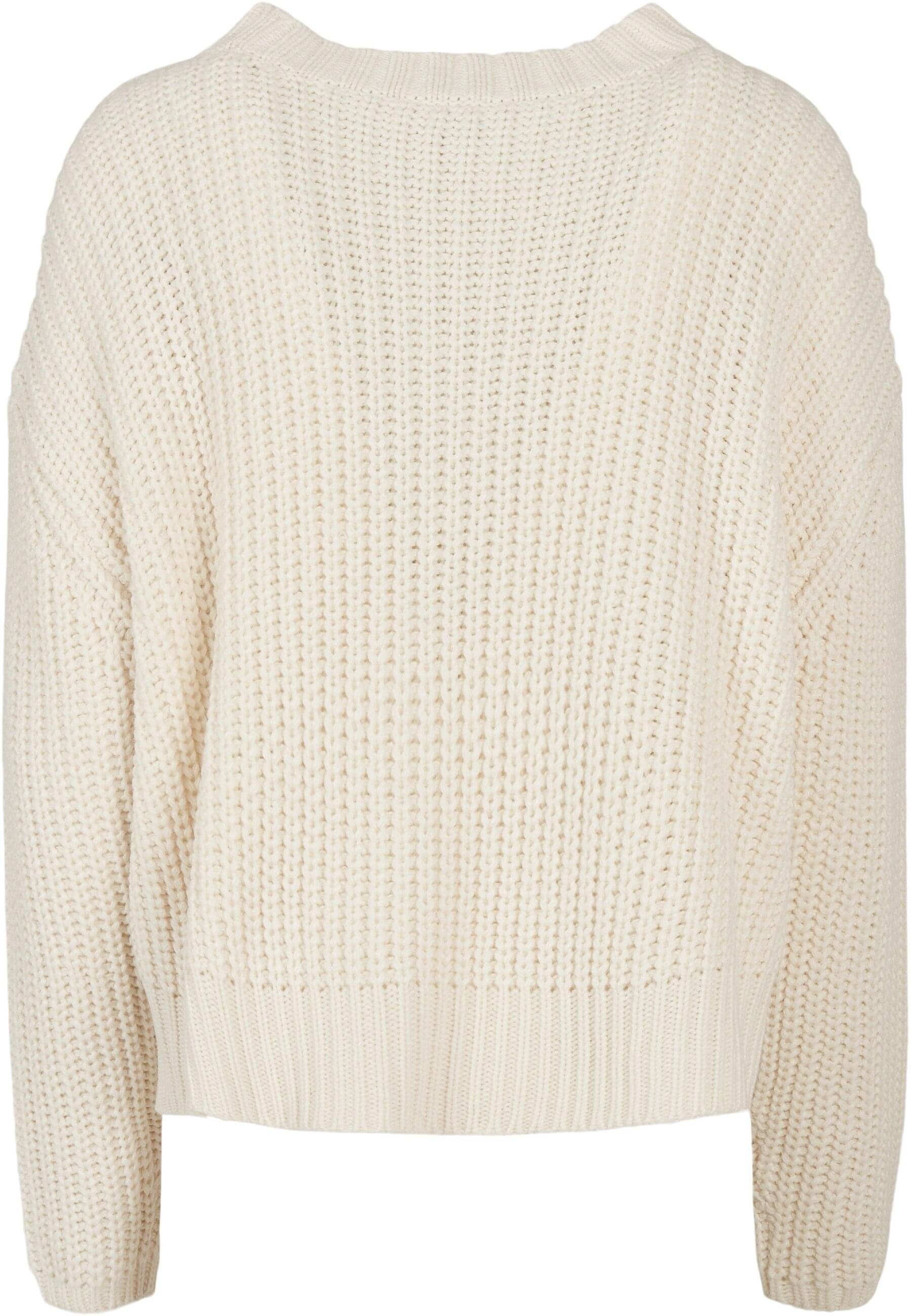 whitesand (1-tlg) URBAN CLASSICS Wide Damen Kapuzenpullover Sweater Oversize Ladies