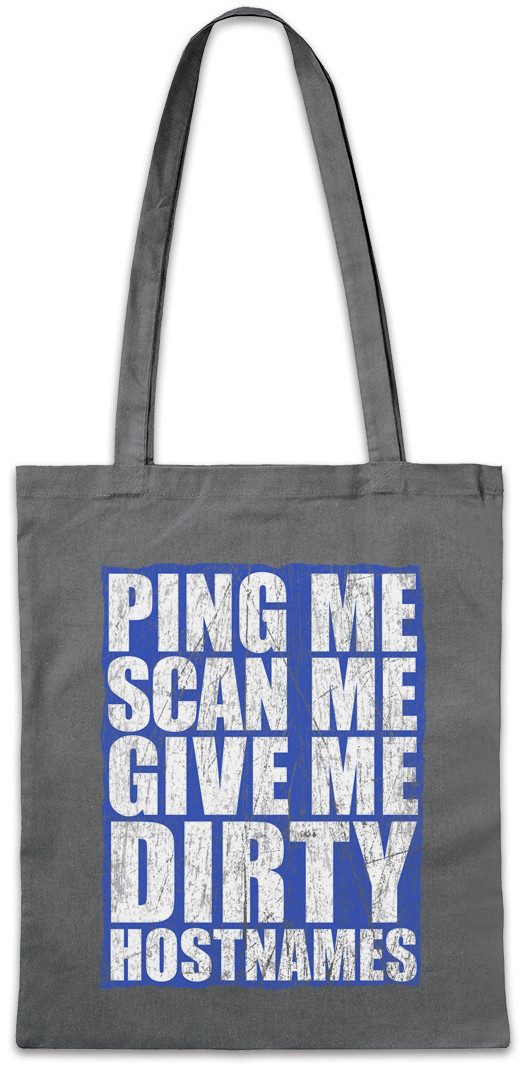 Urban Backwoods Beuteltasche Ping Me Scan Me Stofftasche Internet Programmierer PC IT Informatiker (1-tlg), Computer Science Admin Sysadmin