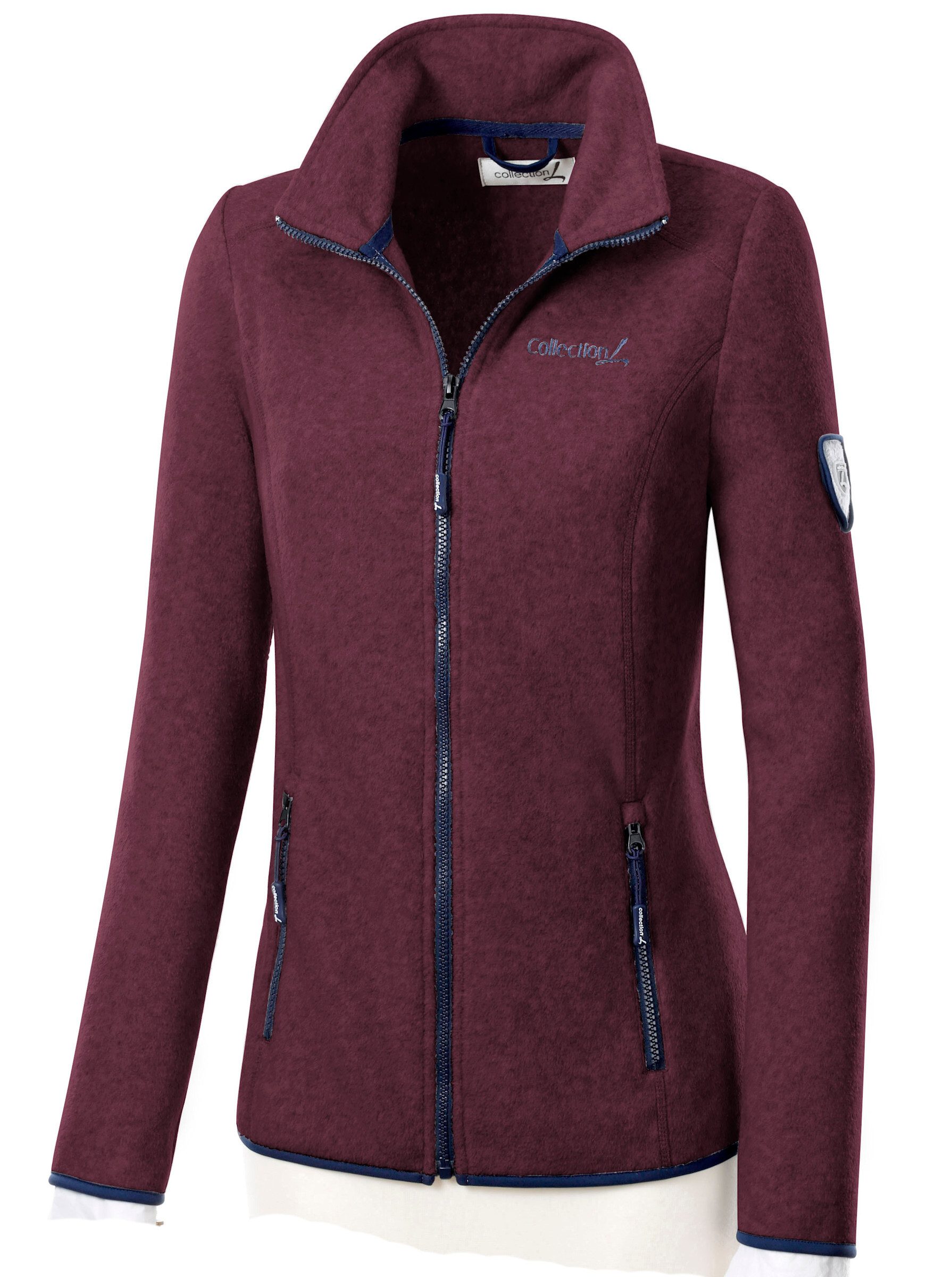 Fleecejacke Fleece-Jacke Langarm