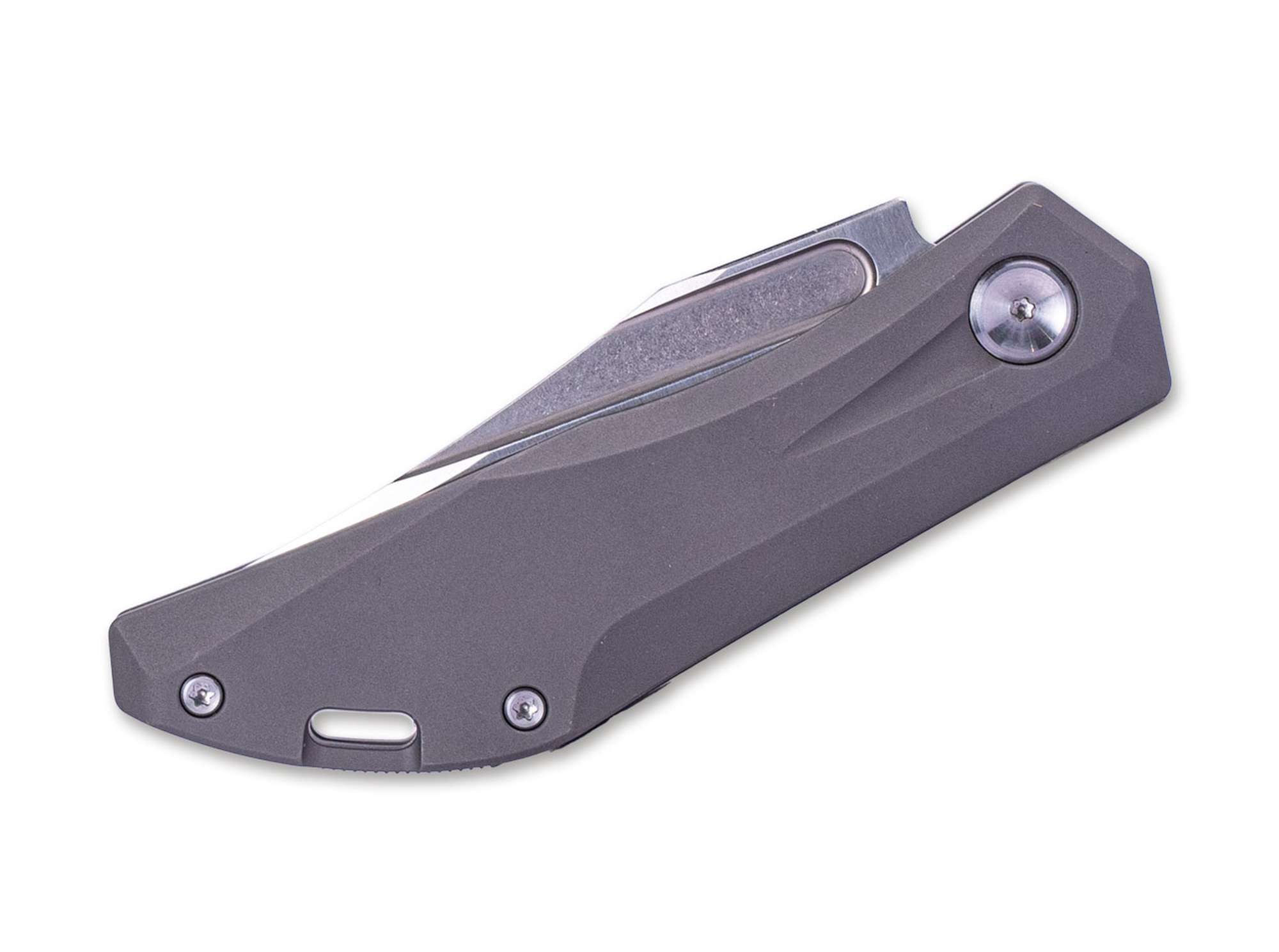Real Steel Taschenmesser Taschenmesser Ventus Titanium Grey