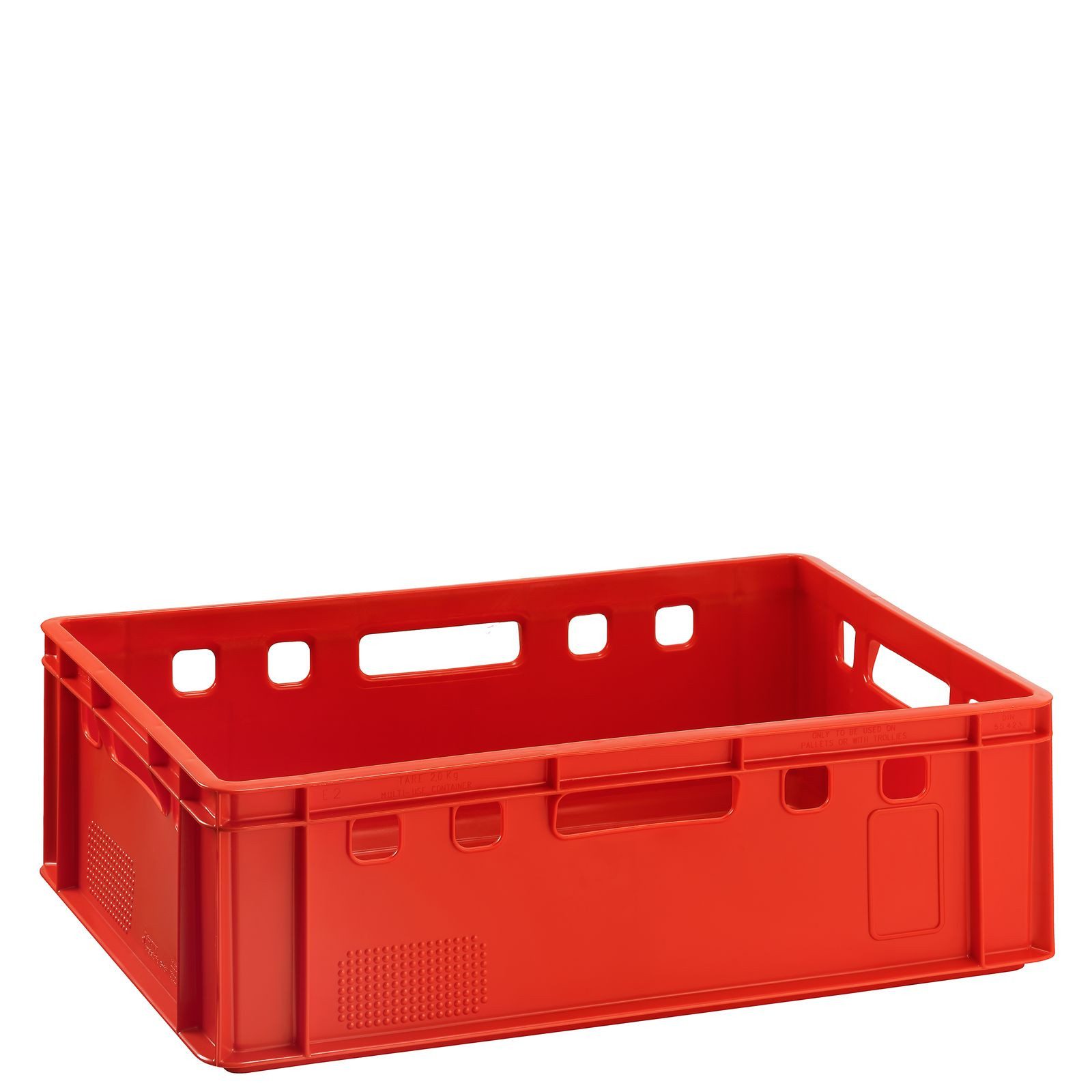Thumbnail - BURI Transportbehälter 5x Eurokiste E2 Fleischkiste Eurofleischkiste HDPE Germany stapelbar, (5-St)