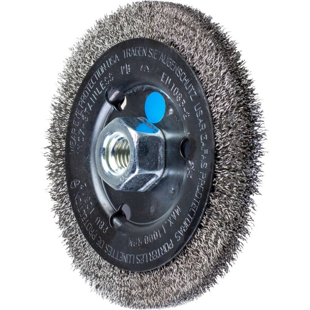 Pferd Schleifaufsatz Rundbürste ungezopft RBU Ø 125 x 12 mm M14
