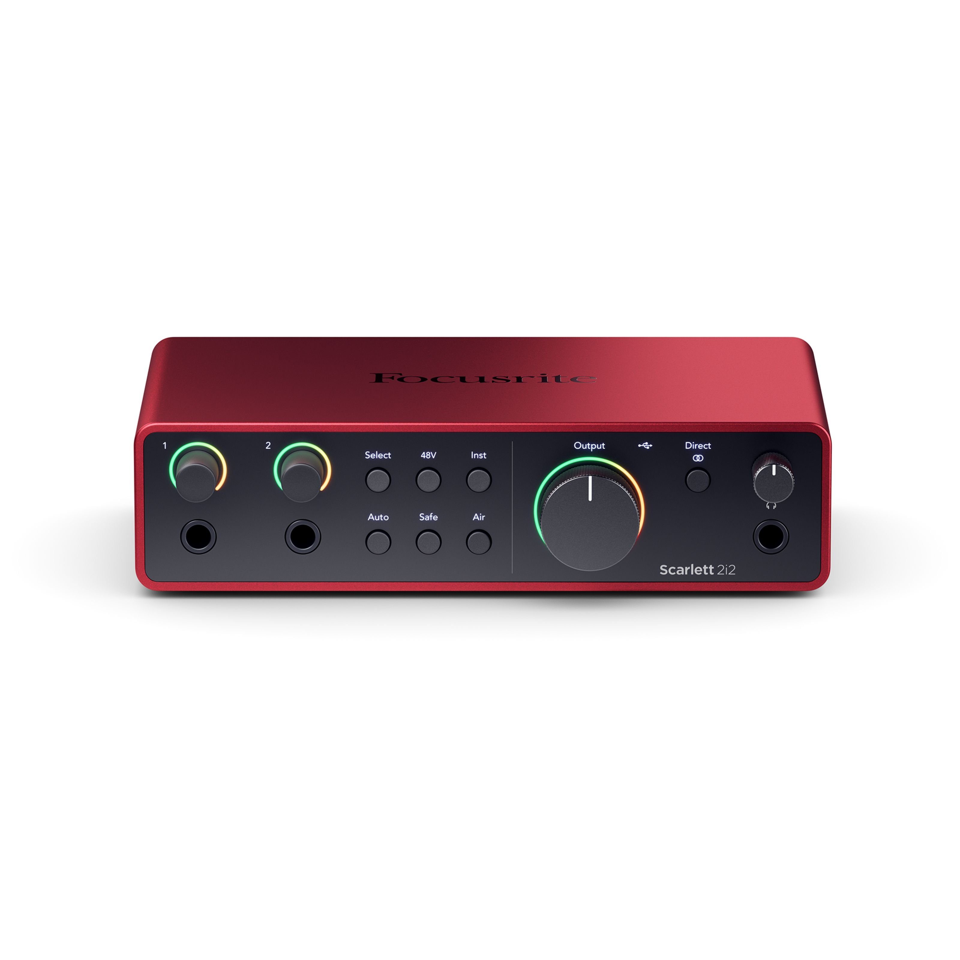 Focusrite Digitales Aufnahmegerät (Scarlett 2i2 4th Gen USB Audio Interface - USB Audio Interface)