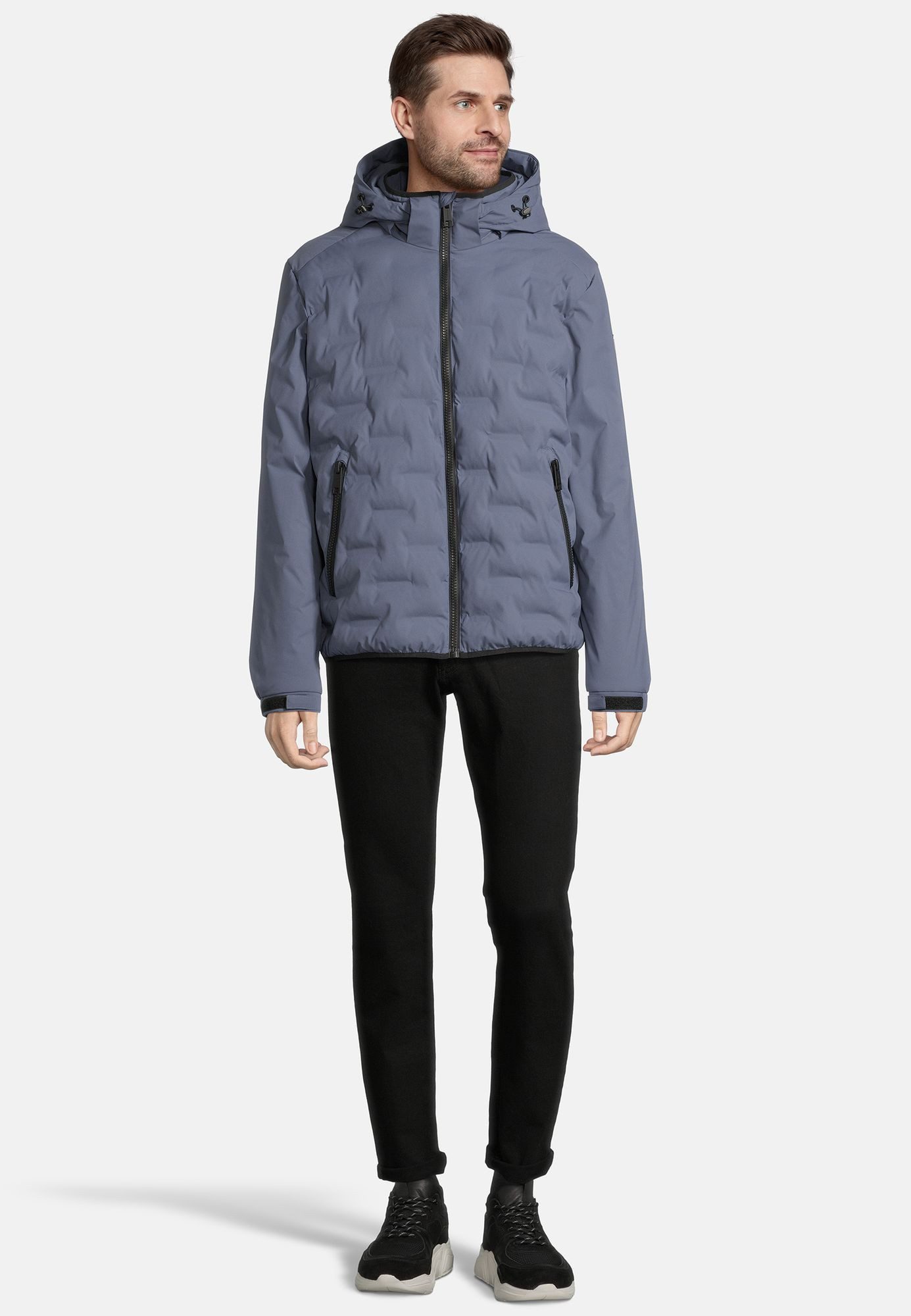 COVERED Steppjacke Henry M60192CO große Kapuze günstig online kaufen