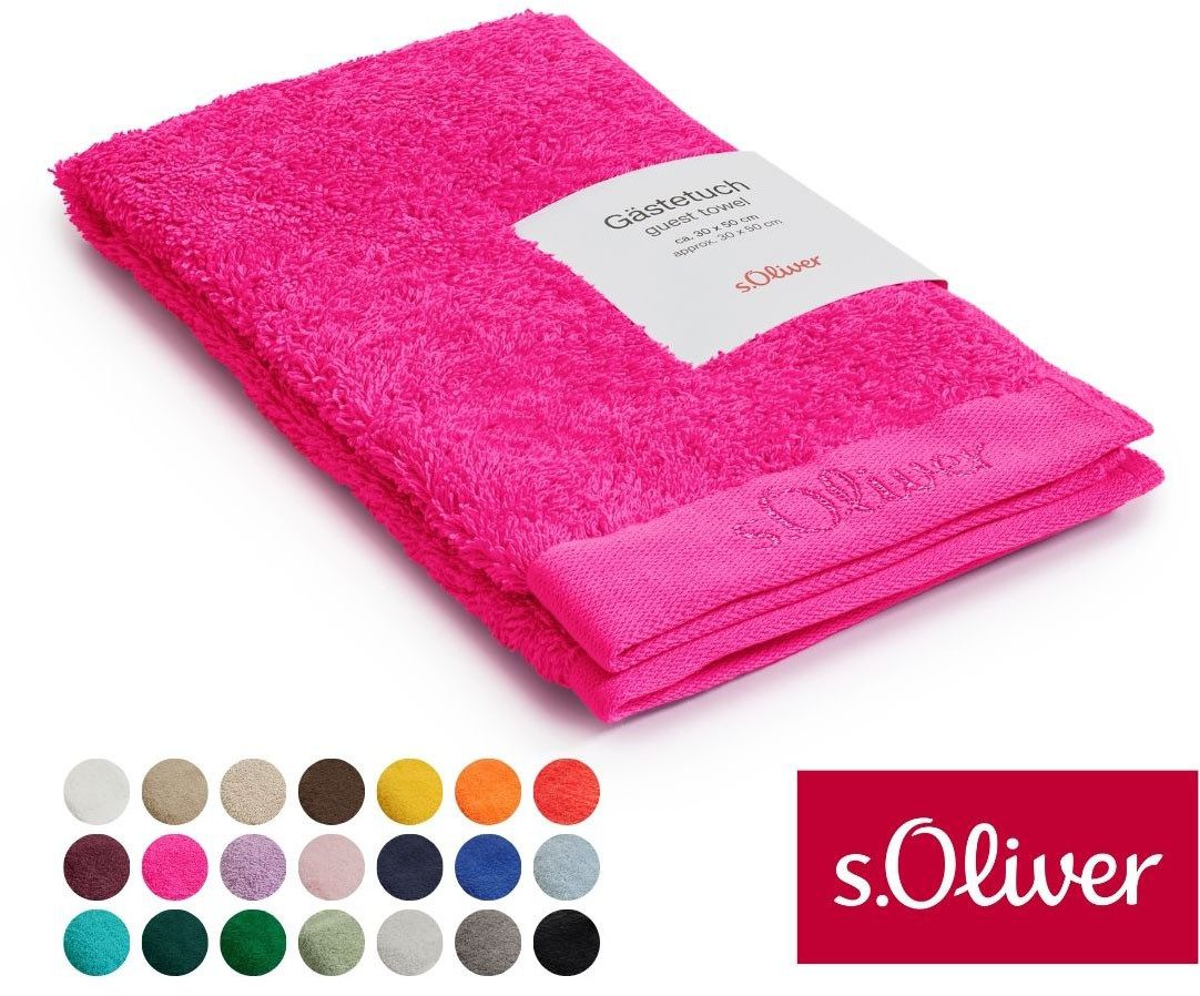 s.Oliver Gästehandtuch s.Oliver, Premium Qualität, 600 günstig online kaufen