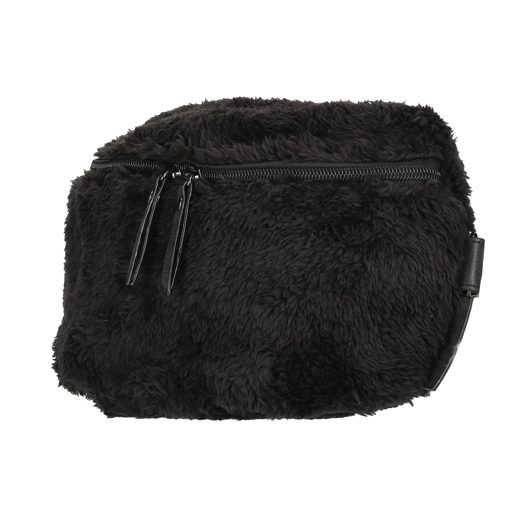 Enrico Benetti Umhängetasche Tasche Teddyfell Crossbody Bag Gürteltasche Teddy (Bauchtasche, Schultertasche), flauschig weich
