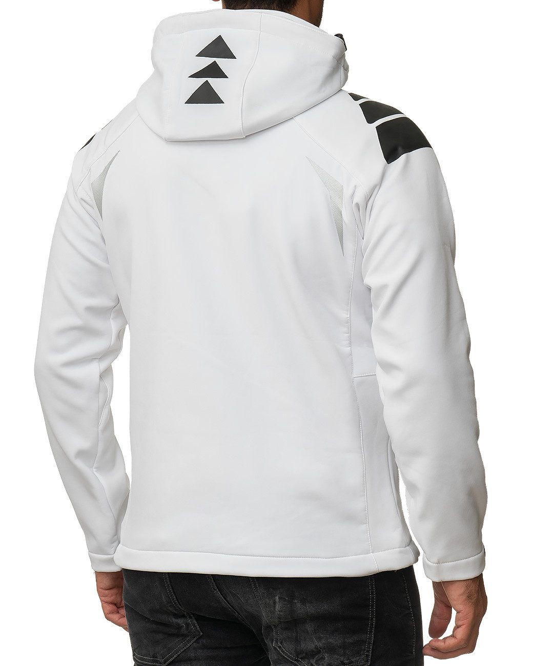 Geographical Norway Softshelljacke Herren Regular Fit Jacke batechno men White XXL Wärmeisolierend für optimalen Komfort