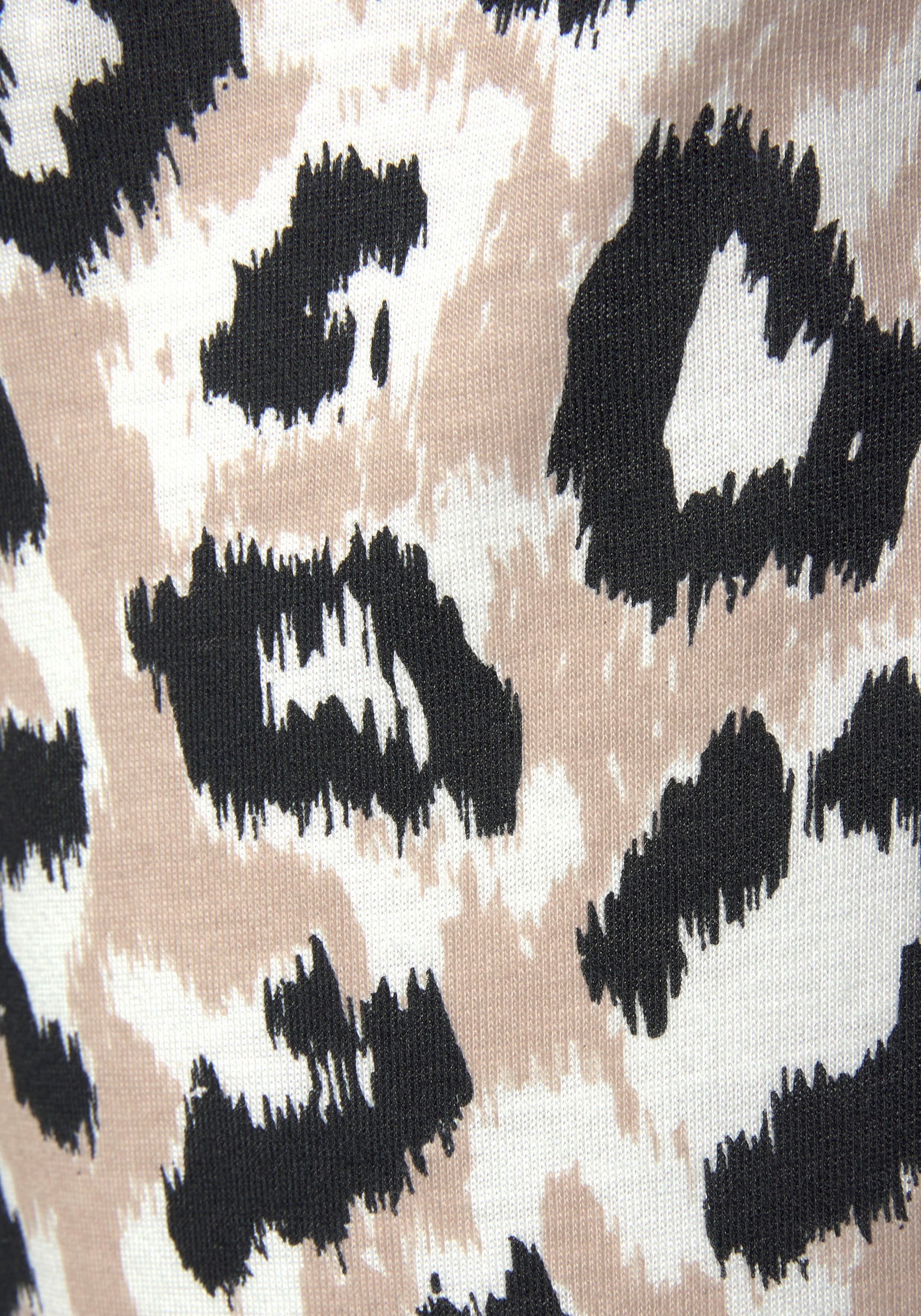 LASCANA Schlafhose (1-teilig) Uni oder mit tollem Animal-Print