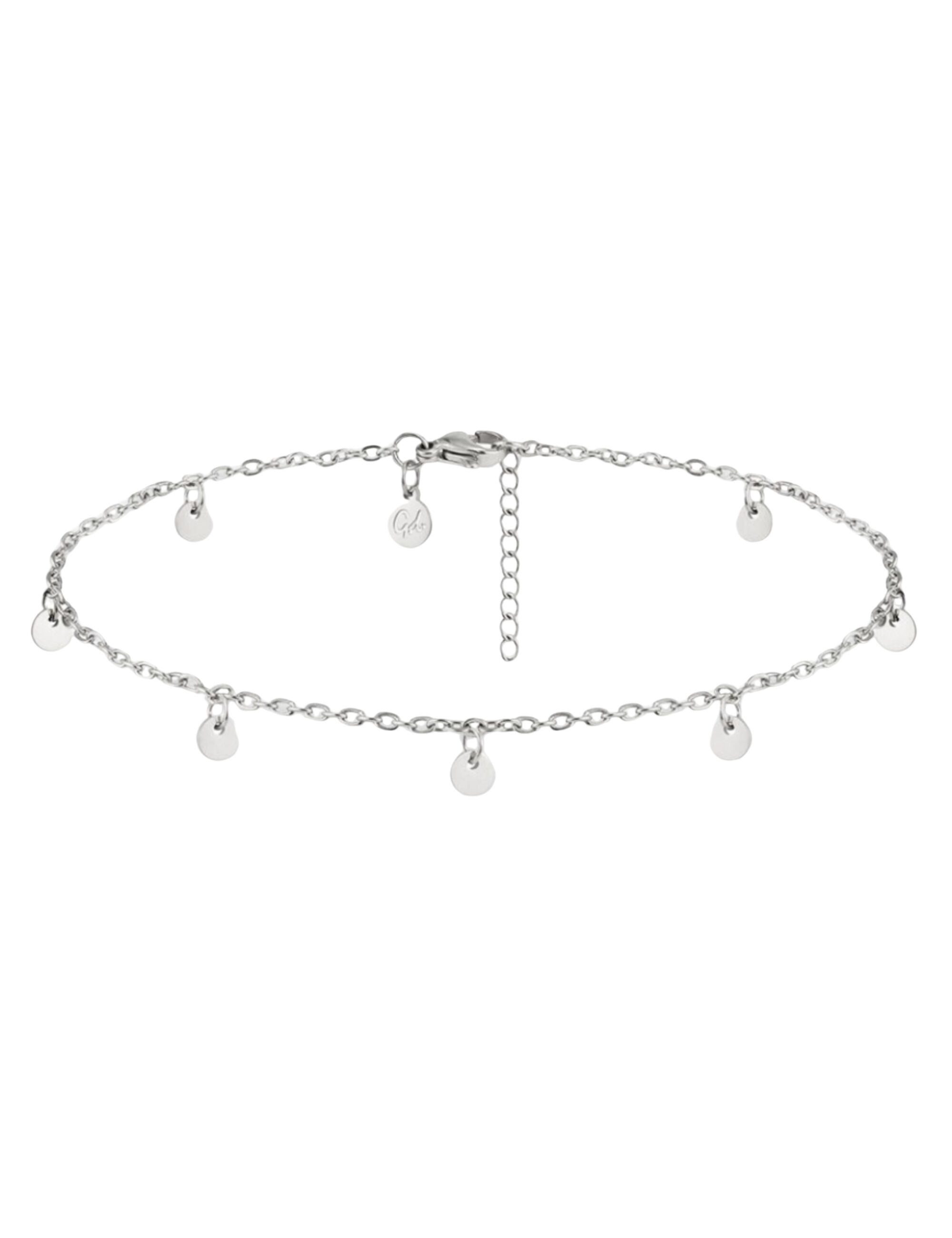 GOOD.designs Fußkette mit Anhänger (1-tlg), mit sieben Coin-Anhängern