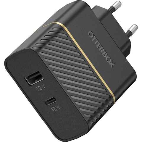 Otterbox EU Ladegerät 30W - USB-C 18W + USB-A 12W USB-PD Smartphone-Ladegerät (geeignet für Apple iPhone, Samsung Galaxy, Google Pixel)