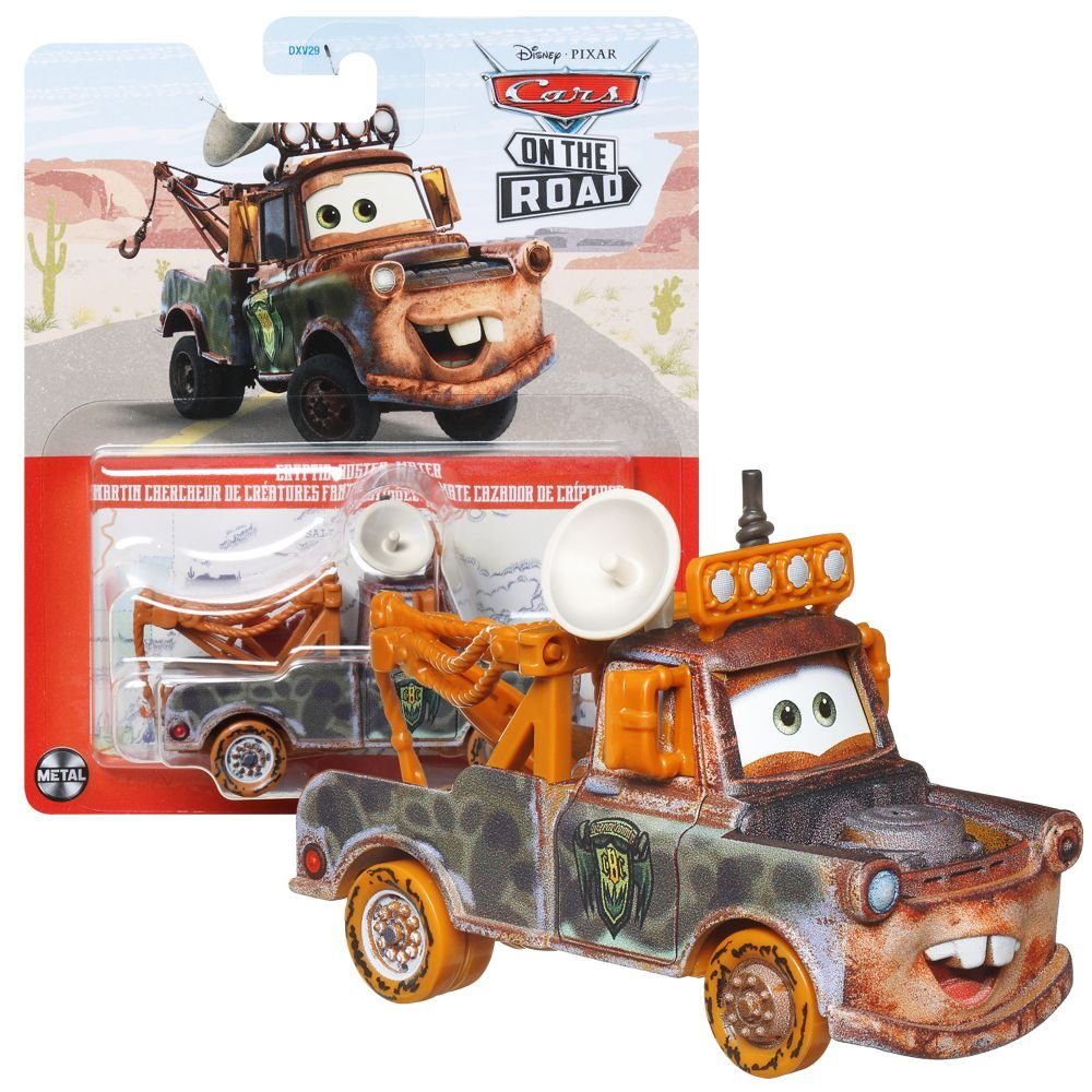 Disney Cars Spielzeug-Rennwagen Fahrzeuge Racing Style Disney Cars Die Cast 1:55 Auto Mattel Hook Cryptid Buster