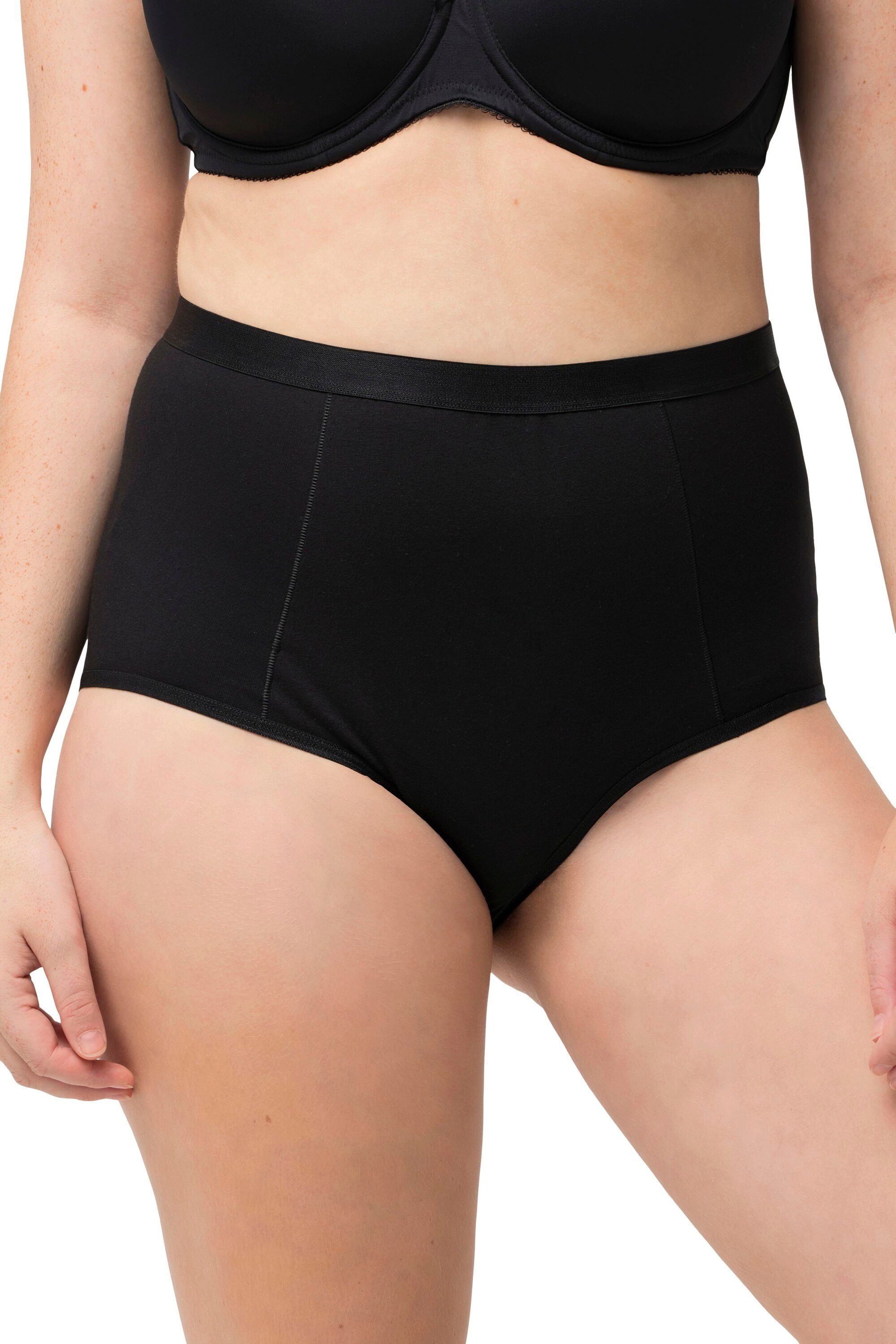 Ulla Popken Miederhose Bodyforming-Taillenslip Satinblenden Shapewear