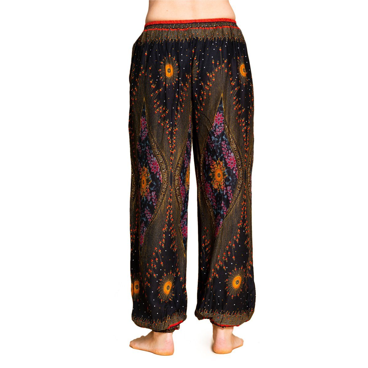 PANASIAM Haremshose Muckhose im Peacock Design leichte Sommerhose als Harem günstig online kaufen