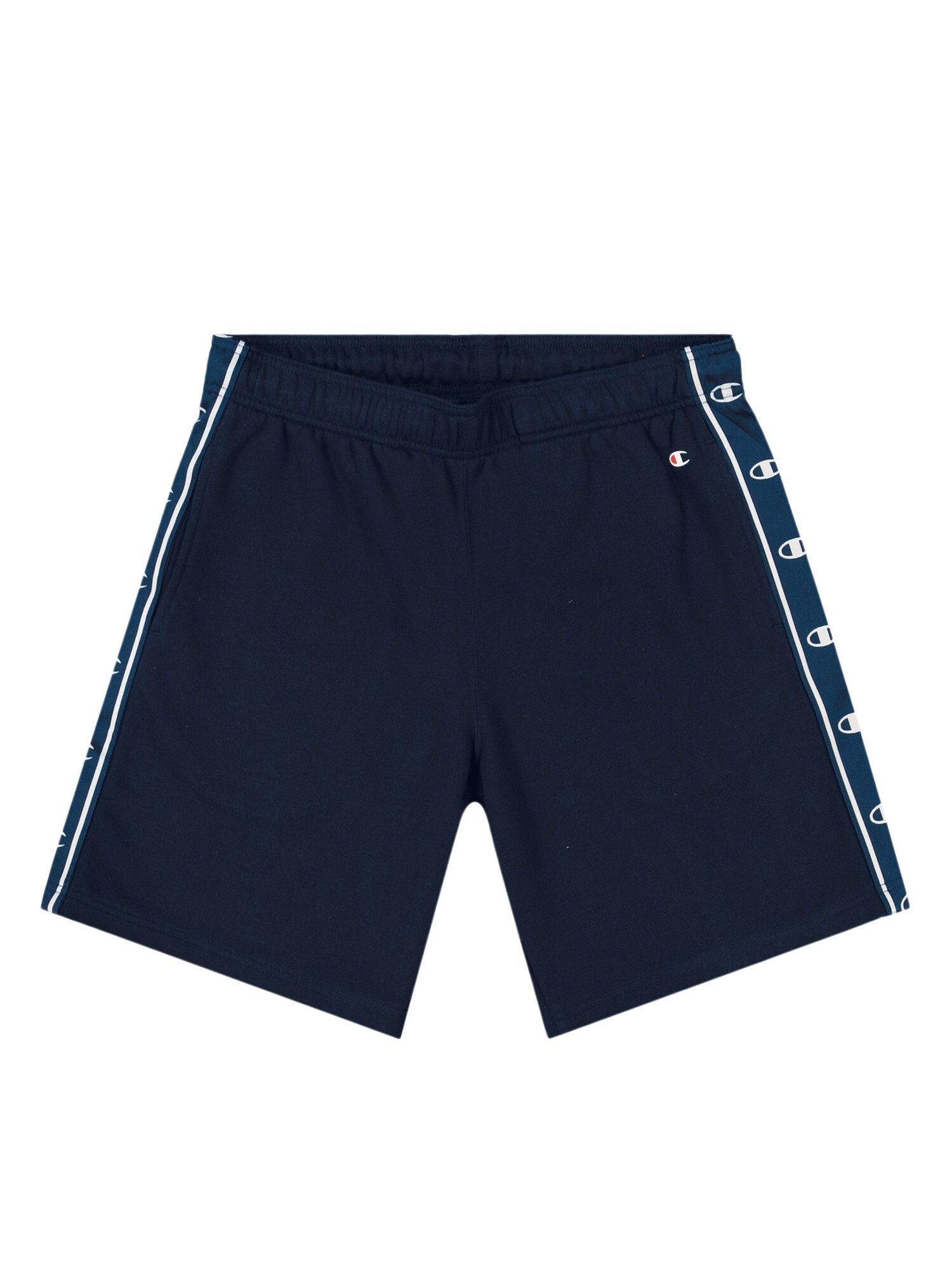 dunkelblau French mit Sweatshorts Shorts Sweat-Shorts aus (1-tlg) schwerem Champion Terry