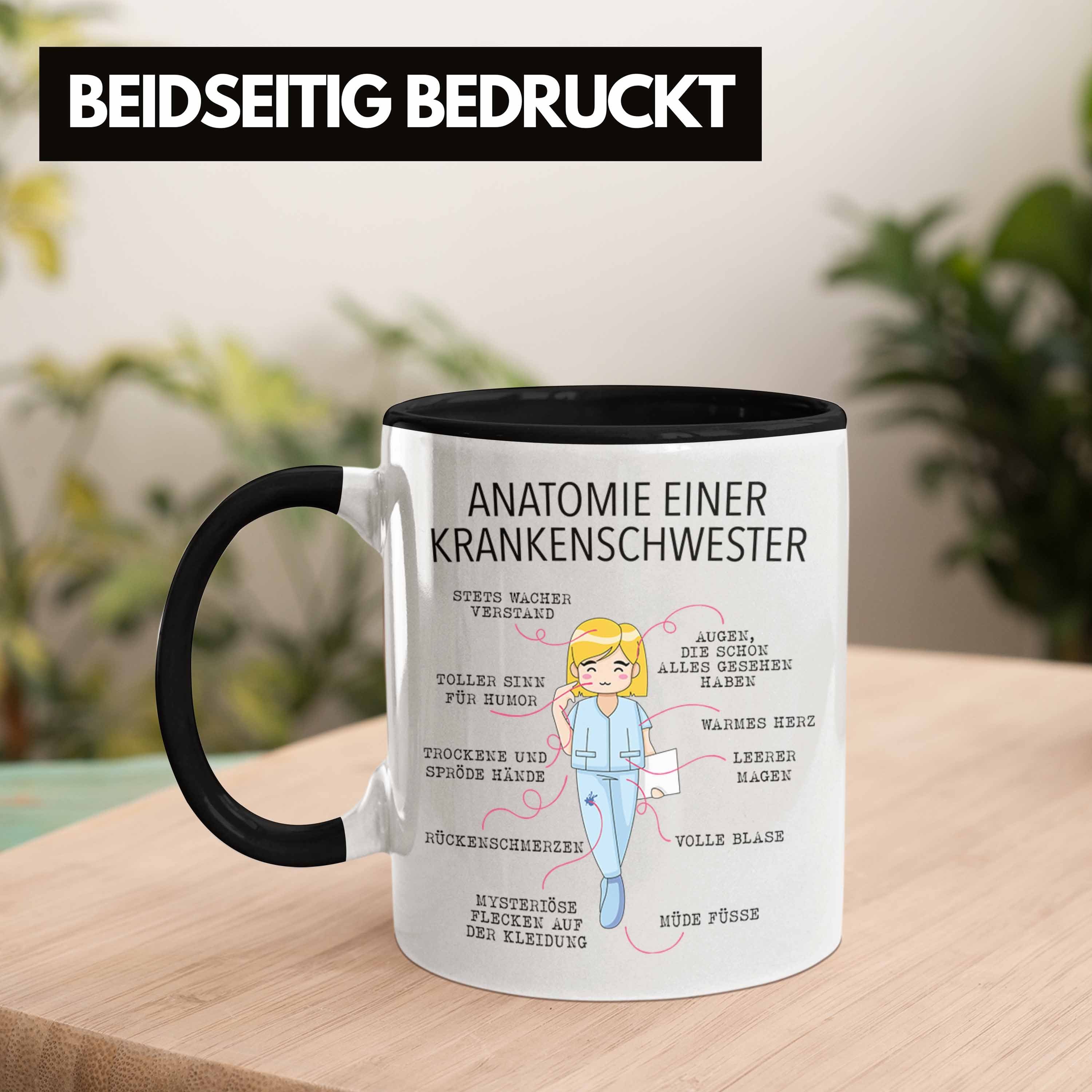 Trendation Tasse Trendation - Anatomie Krankenschwester Tasse Geschenk Lustige Geschenk – Bild 5 von 5