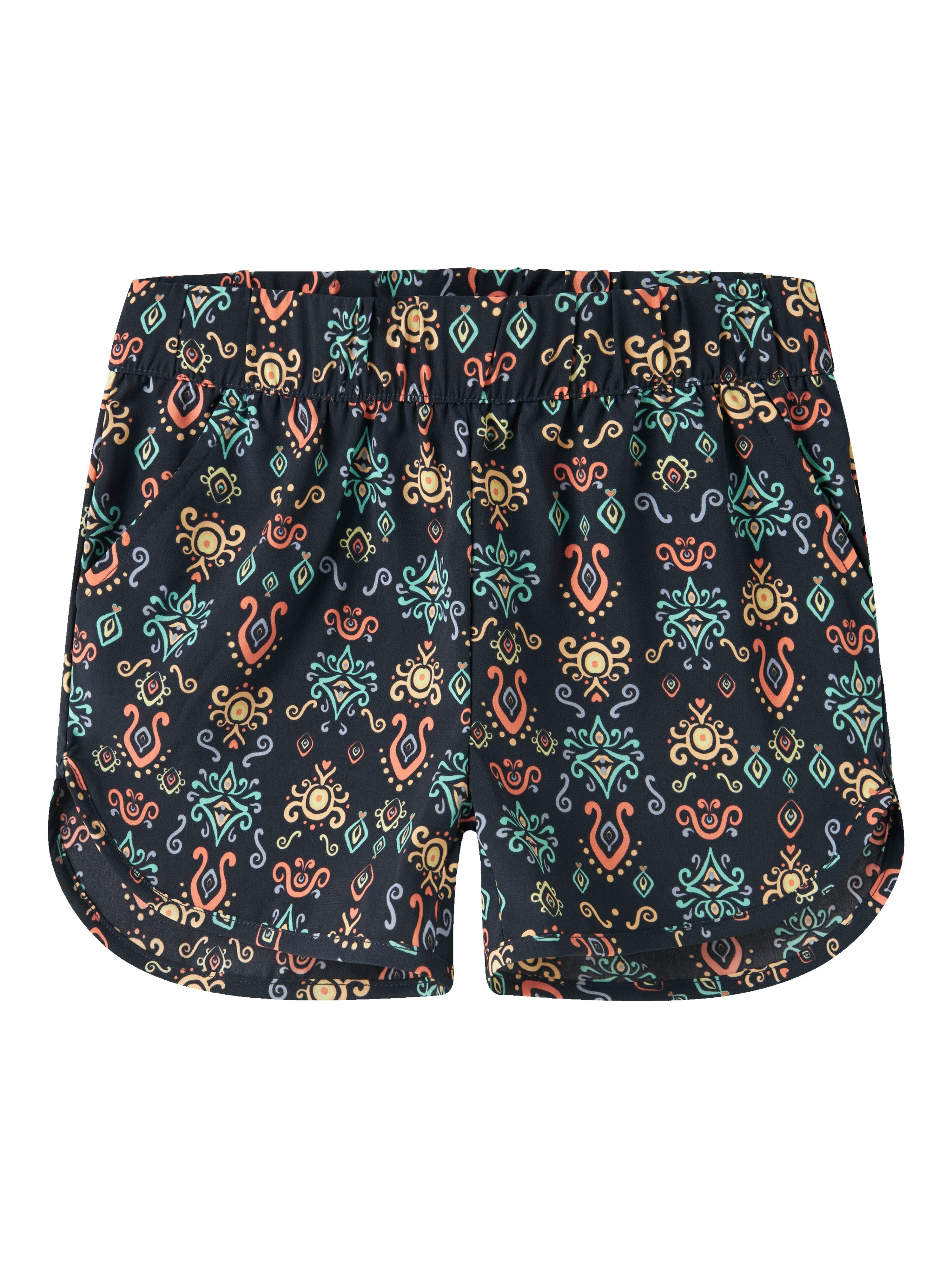 Name It Shorts NKFVINAYA SHORTS FFFF NOOS Kunstfaser, Stretch, Allover-Druck, Eingrifftaschen – Bild 2 von 4
