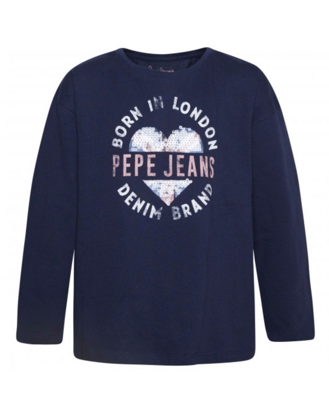 Pepe Jeans Langarmshirt Mädchen Langarmshirt aus Baumwolle mit Printmotiv