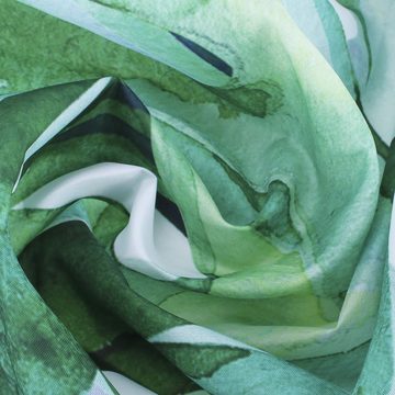Caterize Duschvorhang Blätter, Duschvorhänge Grün Wasserdicht Anti Schimmel Breite 180 cm (1-tlg)