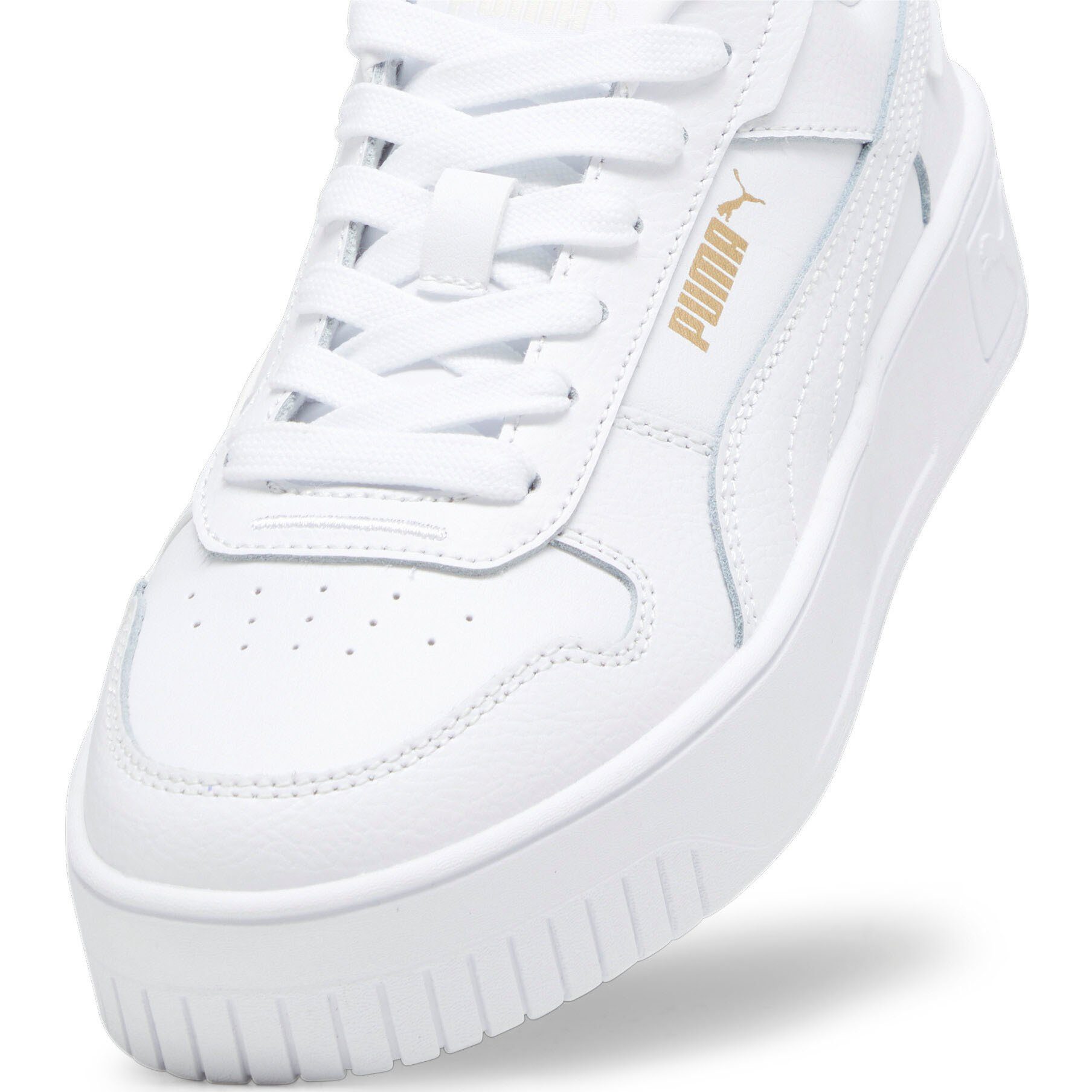 White-PUMA White-PUMA PUMA PUMA STREET Gold CARINA JR Sneaker