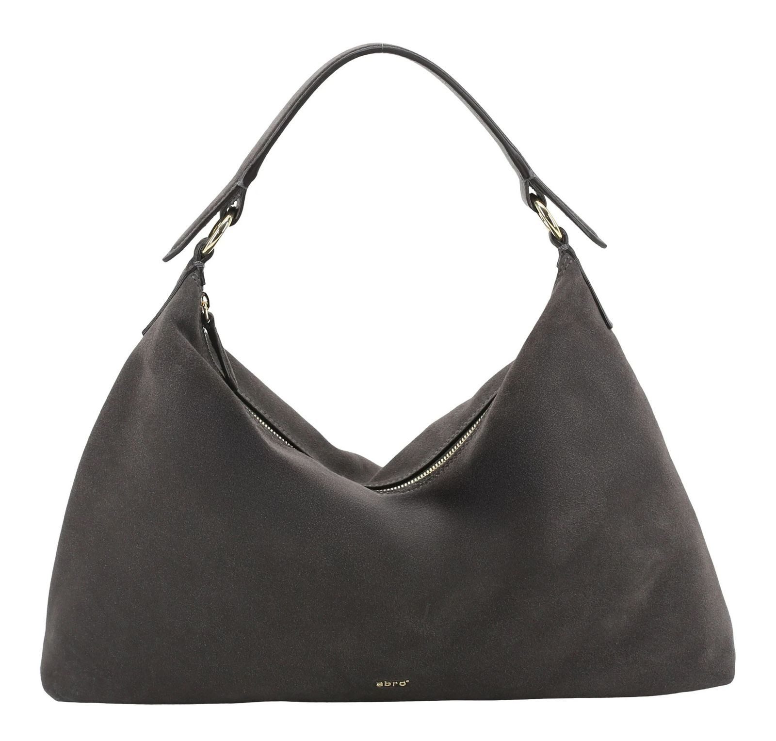 Abro Schultertasche All In One Hobo Bag, aus echtem Rindsleder